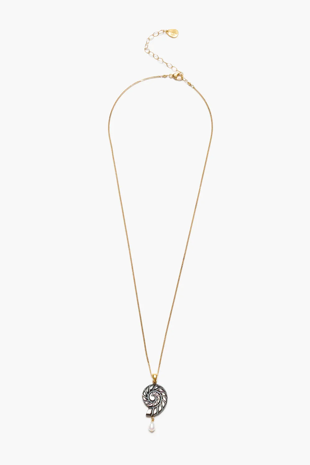 Nautilus Pendant Necklace Black MOP sold by Chan Luu product image thumbnail 2