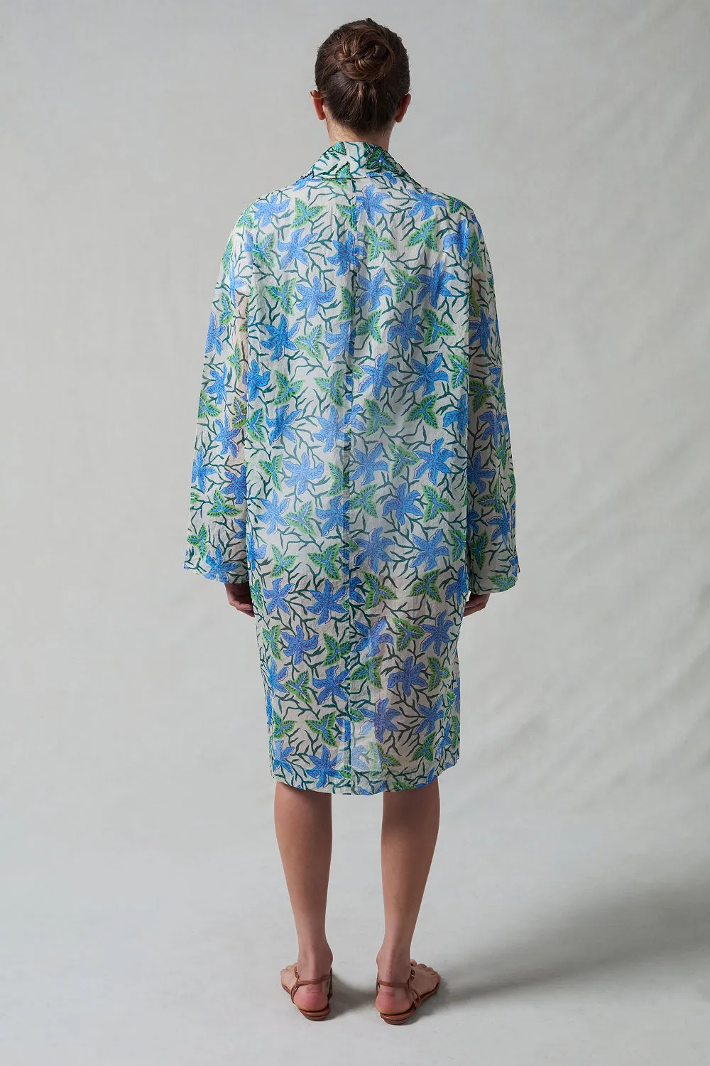 Iggy Paper Trench Coat Maldive Blue sold by Chan Luu product image thumbnail 4