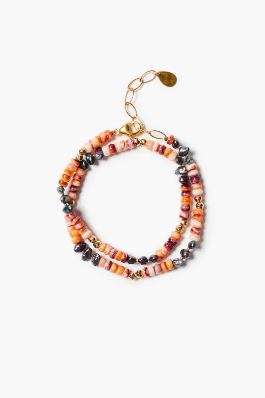 Cortez Naked Wrap Bracelet Multi made by Chan Luu