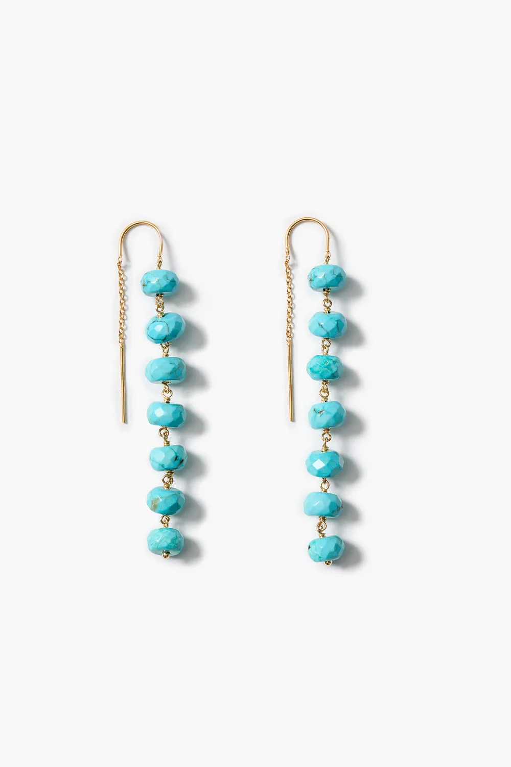 Ladder Earrings Turquoise sold by Chan Luu