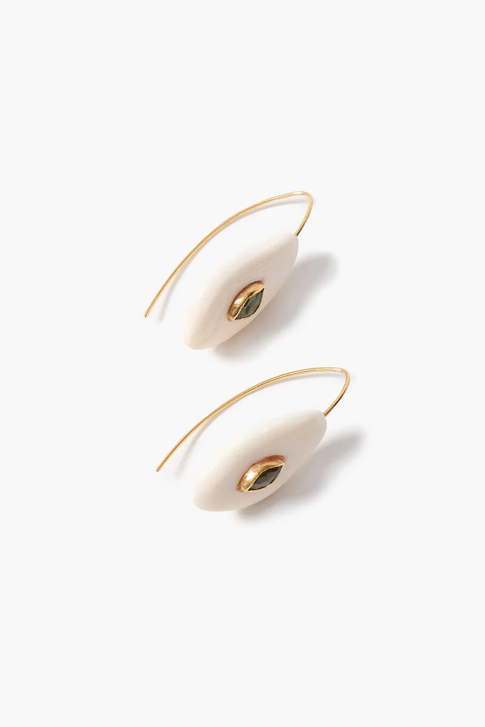 Pebble Earrings Peridot sold by Chan Luu product image thumbnail 2
