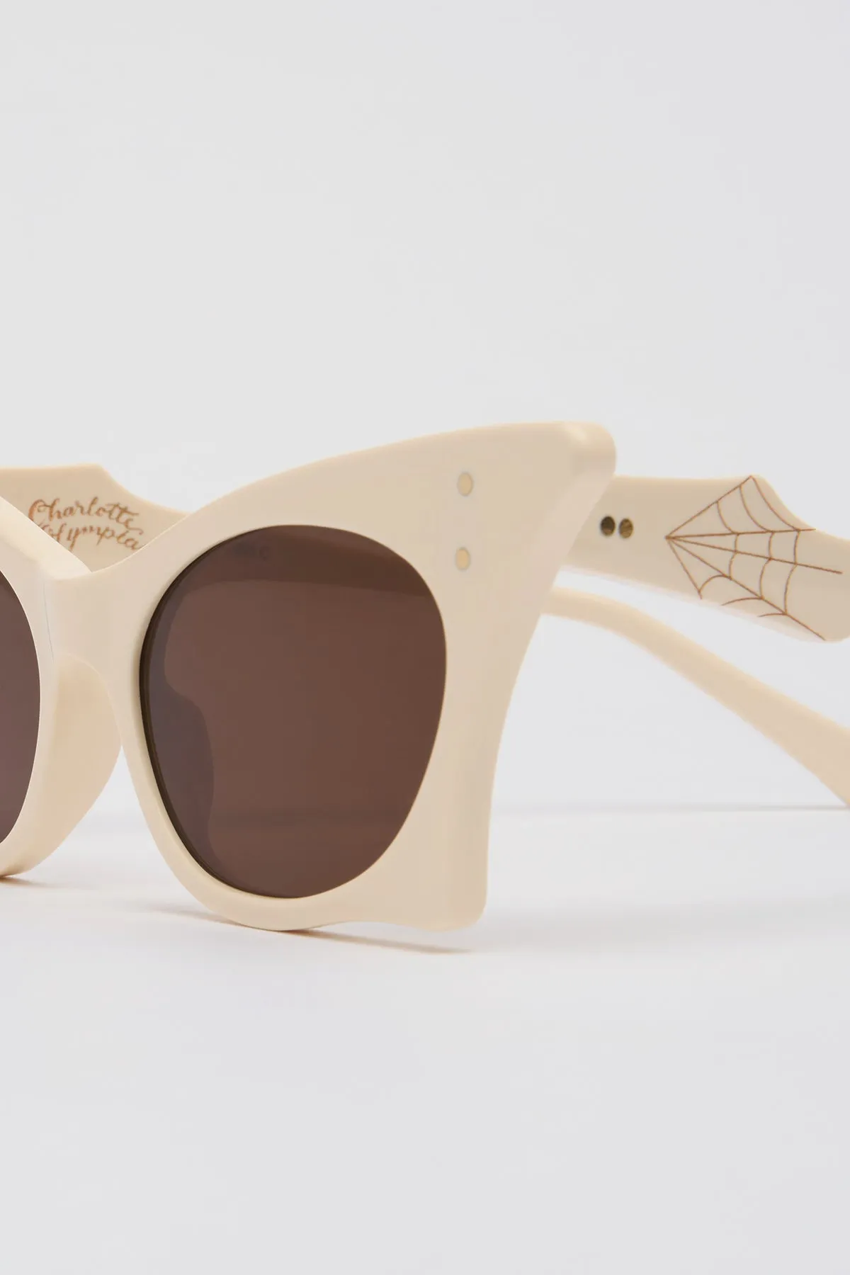 1950 Sunglasses Cream sold by Charlotte Olympia product image thumbnail 3
