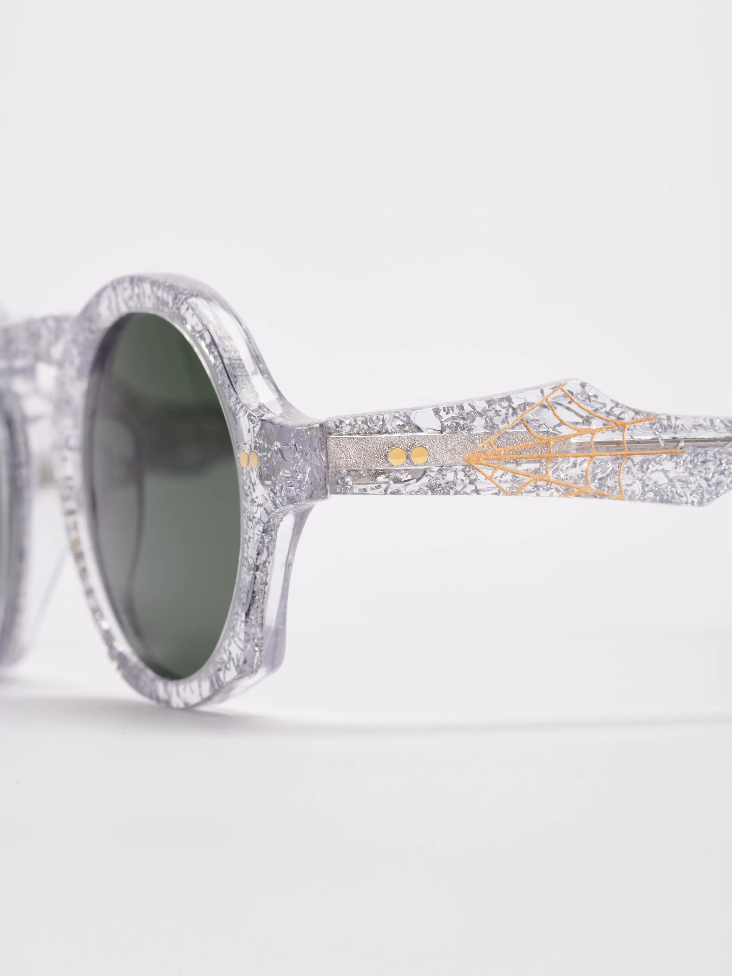 1940 Sunglasses Silver Screen Glitter sold by Charlotte Olympia product image thumbnail 3