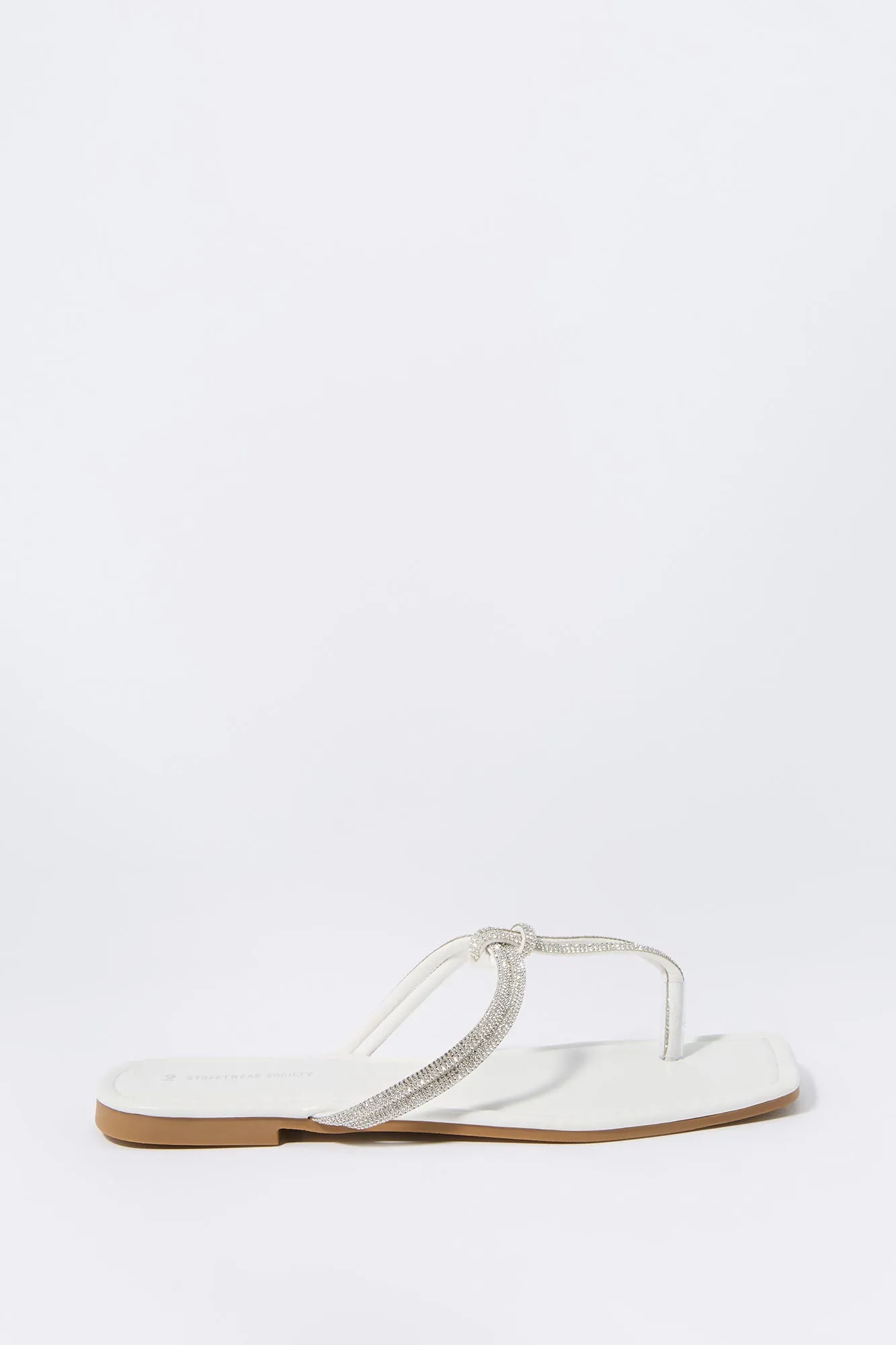 Rhinestone Flip Flop sold by Charlotte Russe