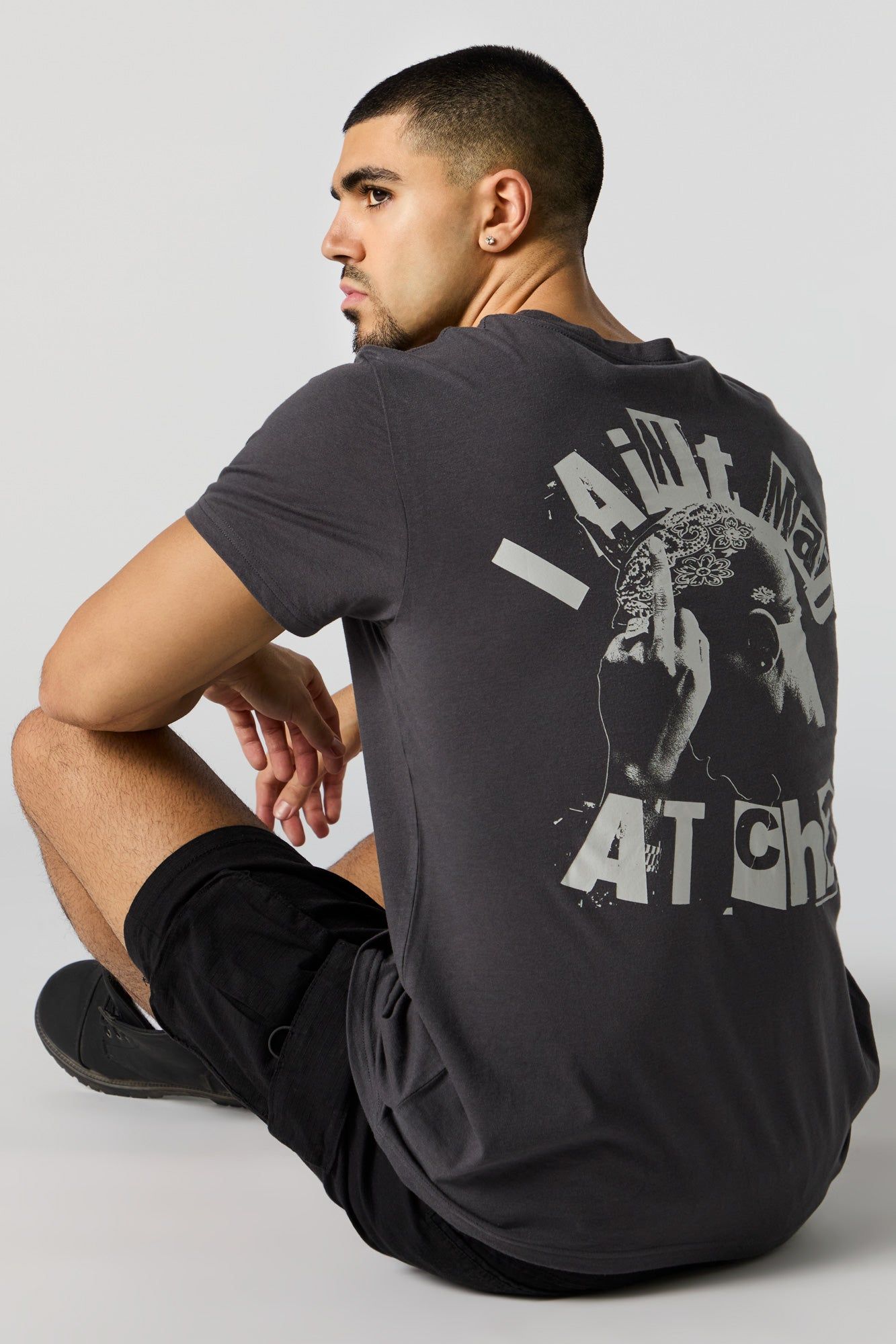 I Aint Mad Graphic T-Shirt sold by Charlotte Russe