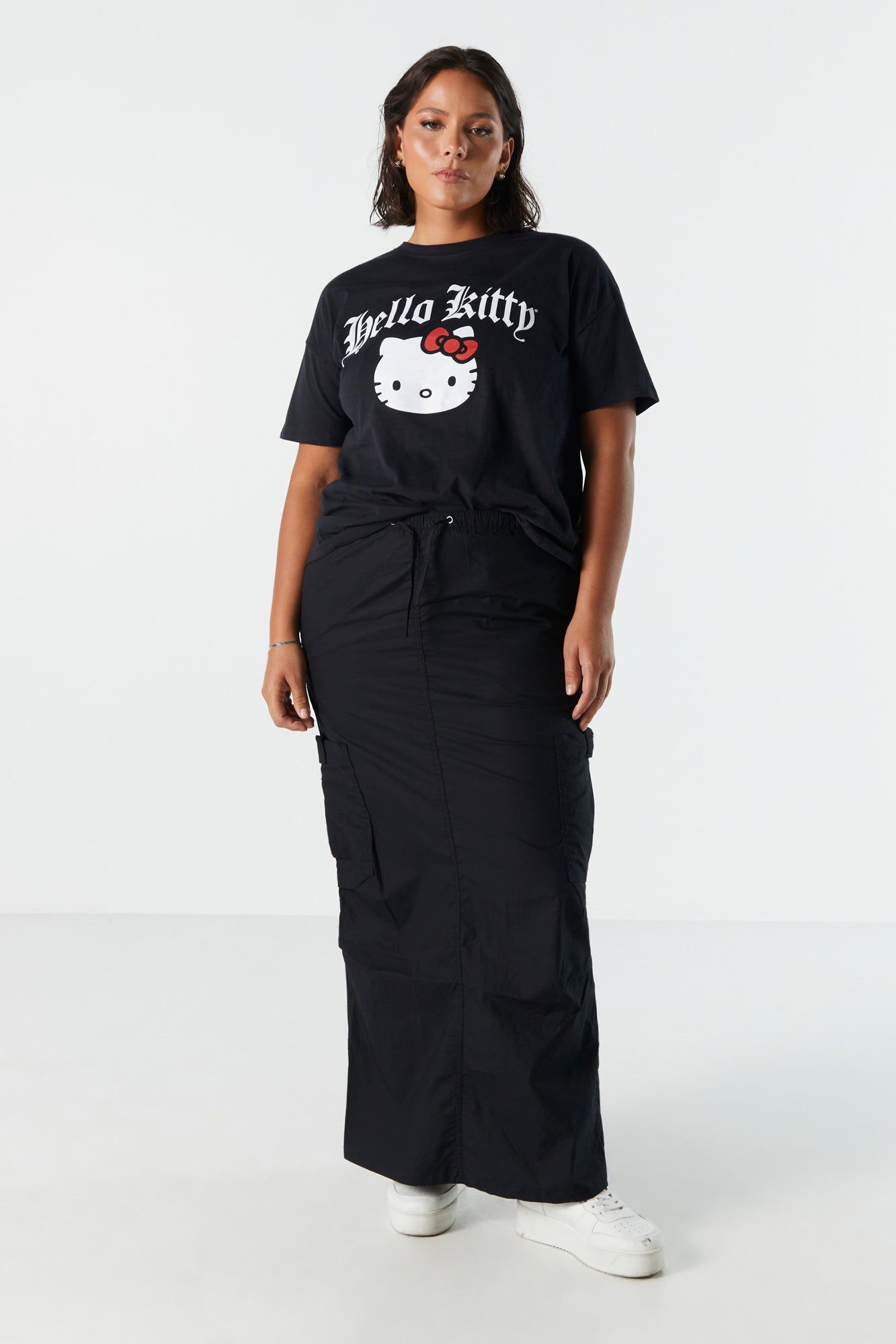 Hello Kitty Graphic Boyfriend T-Shirt sold by Charlotte Russe product image thumbnail 2