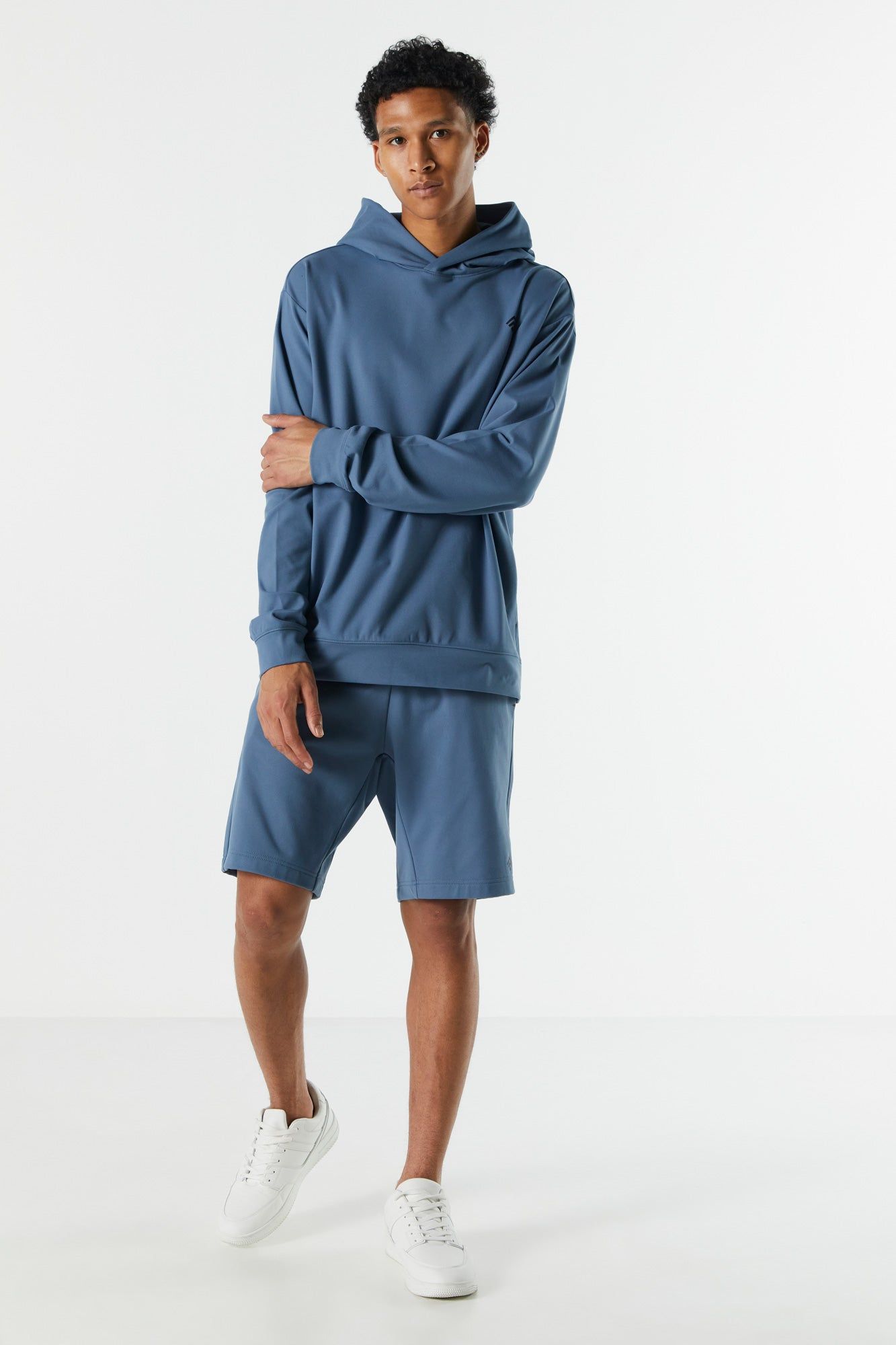 Soft Tech Fleece Zip Pocket Short sold by Charlotte Russe product image thumbnail 3