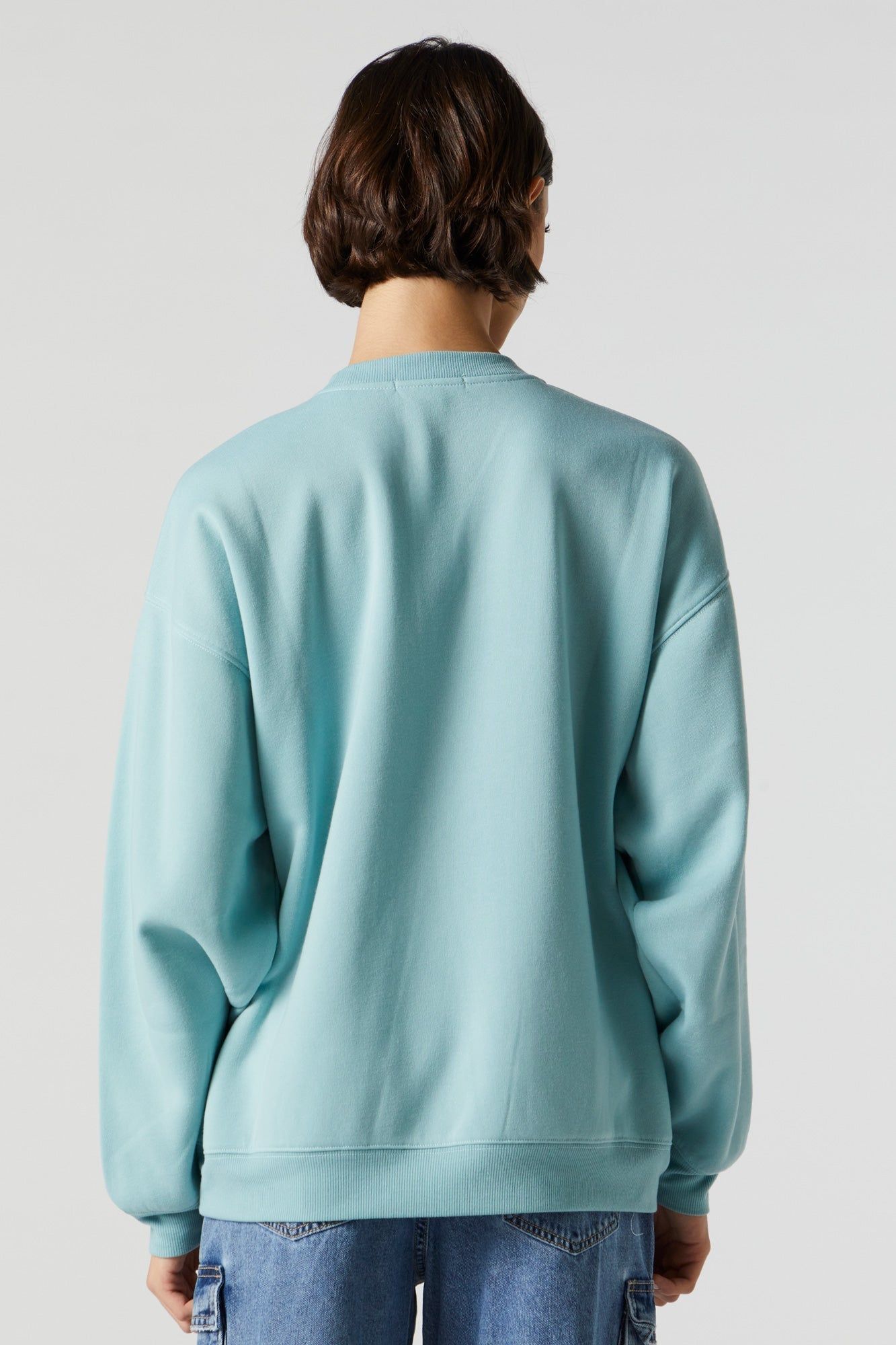 Palm Springs Embroidered Fleece Sweatshirt sold by Charlotte Russe product image thumbnail 2