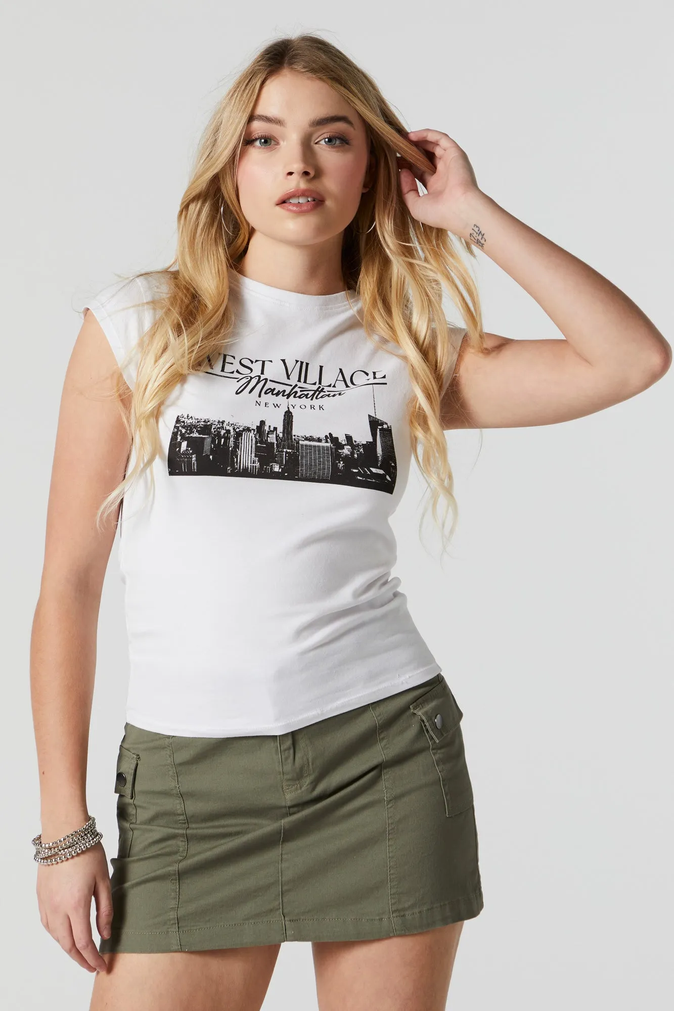 Manhattan Graphic T-Shirt sold by Charlotte Russe