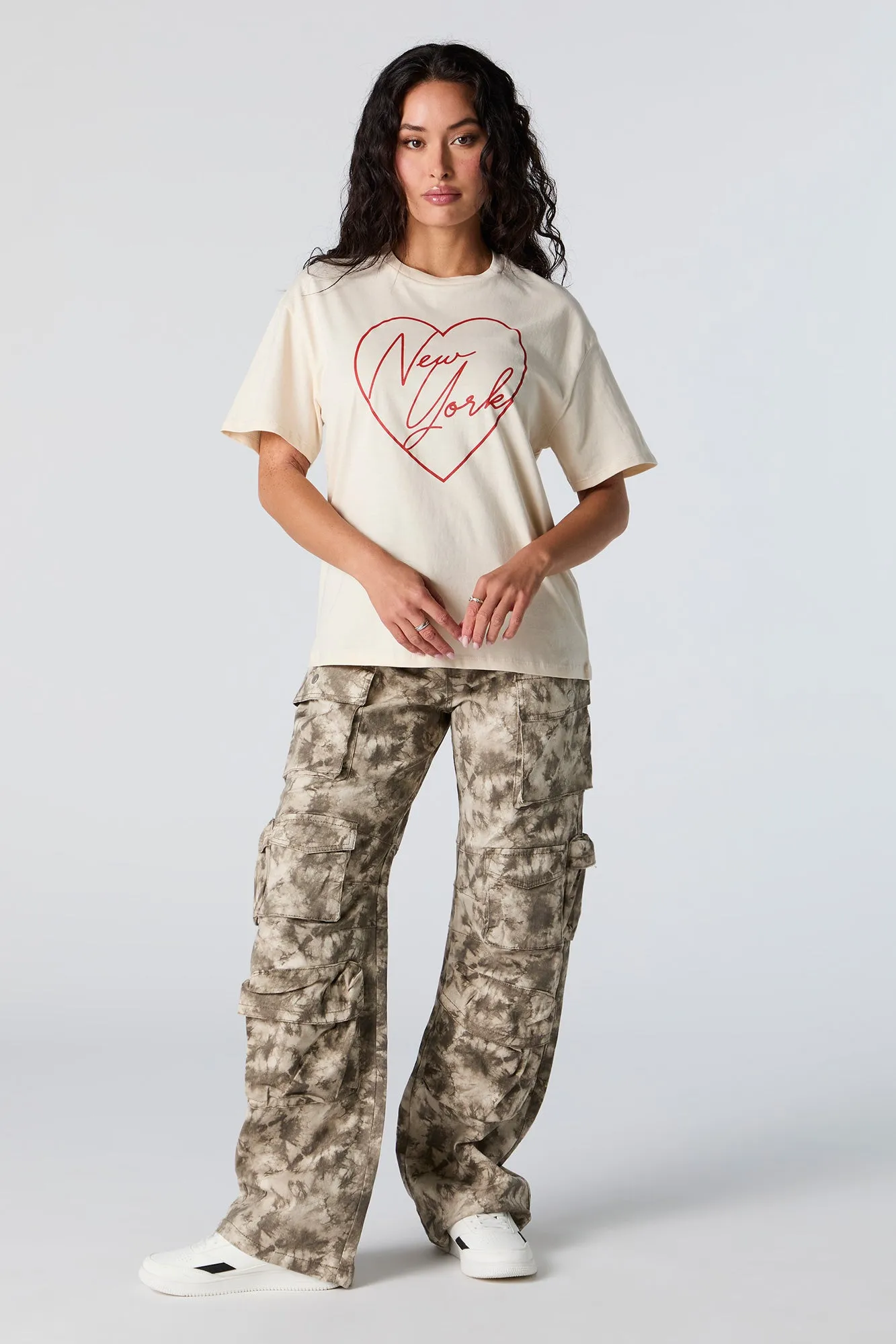 New York Graphic Boyfriend T-Shirt sold by Charlotte Russe product image thumbnail 2