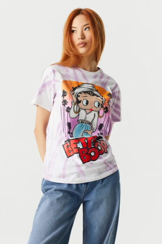 Betty Boop Graphic Boyfriend T-Shirt sold by Charlotte Russe