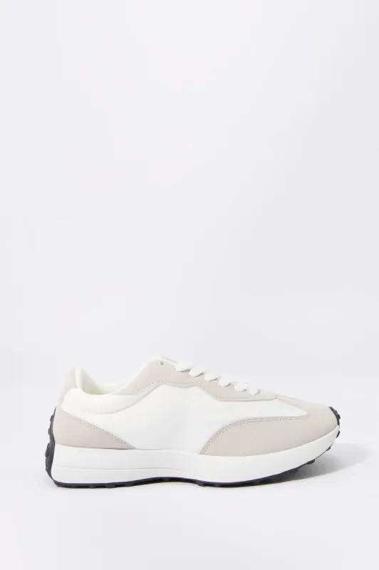 Two Tone Lace Up Sneaker sold by Charlotte Russe