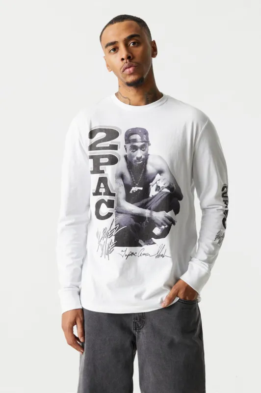 2Pac All Eyez On Me Graphic Long Sleeve Top sold by Charlotte Russe