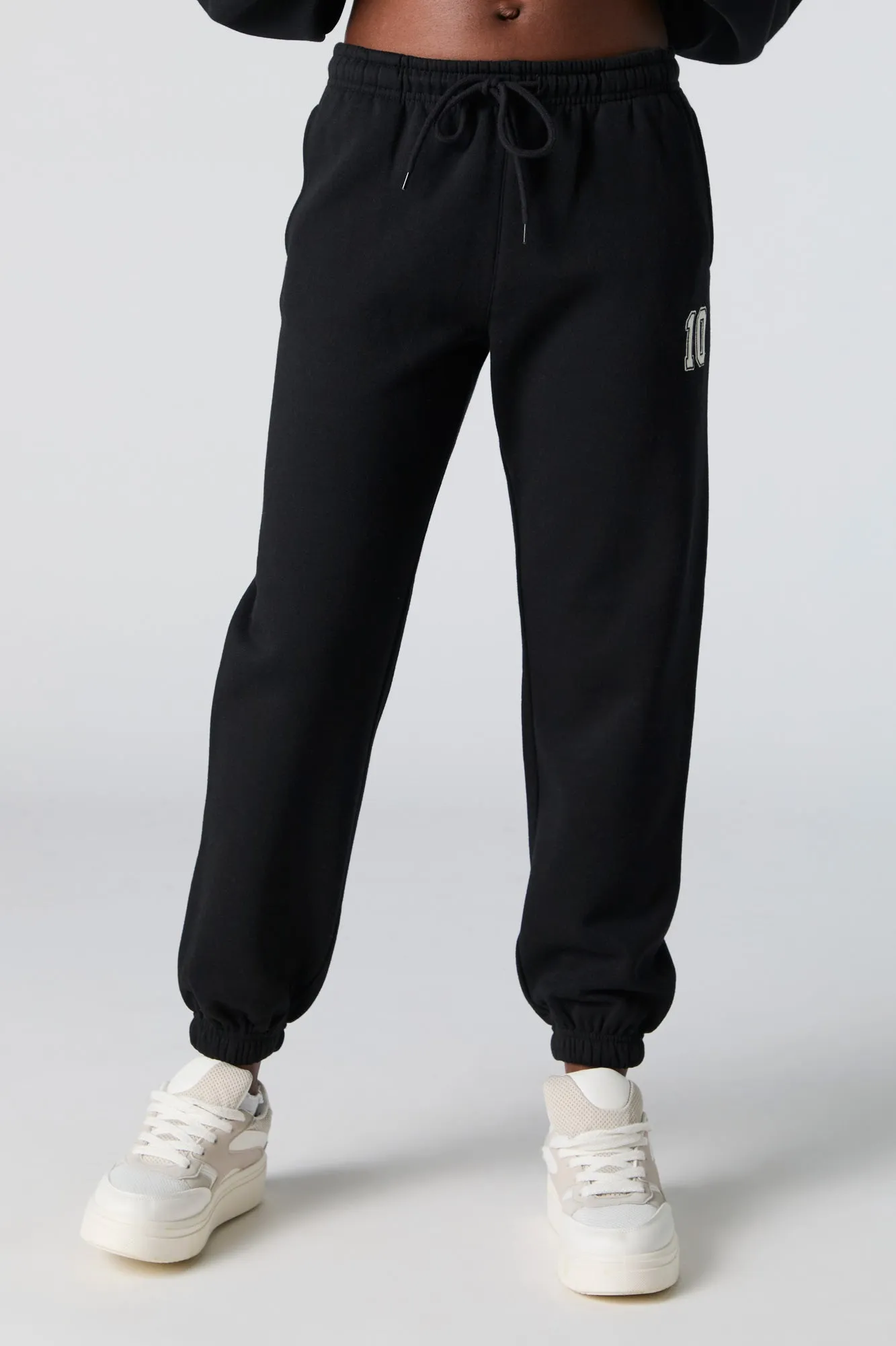 Graphic Fleece Everyday Jogger sold by Charlotte Russe product image thumbnail 5