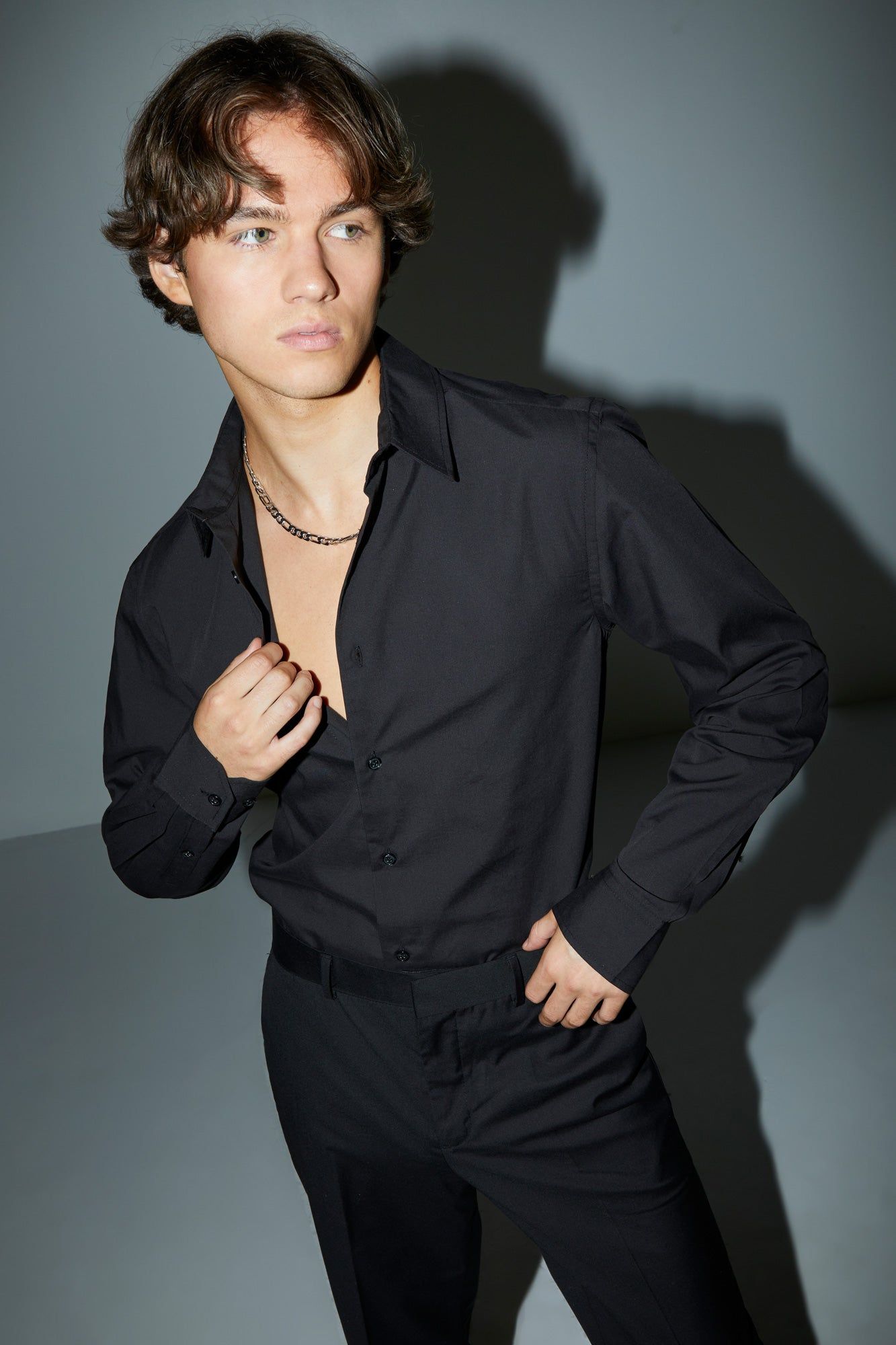 Poplin Dress Shirt sold by Charlotte Russe product image thumbnail 2