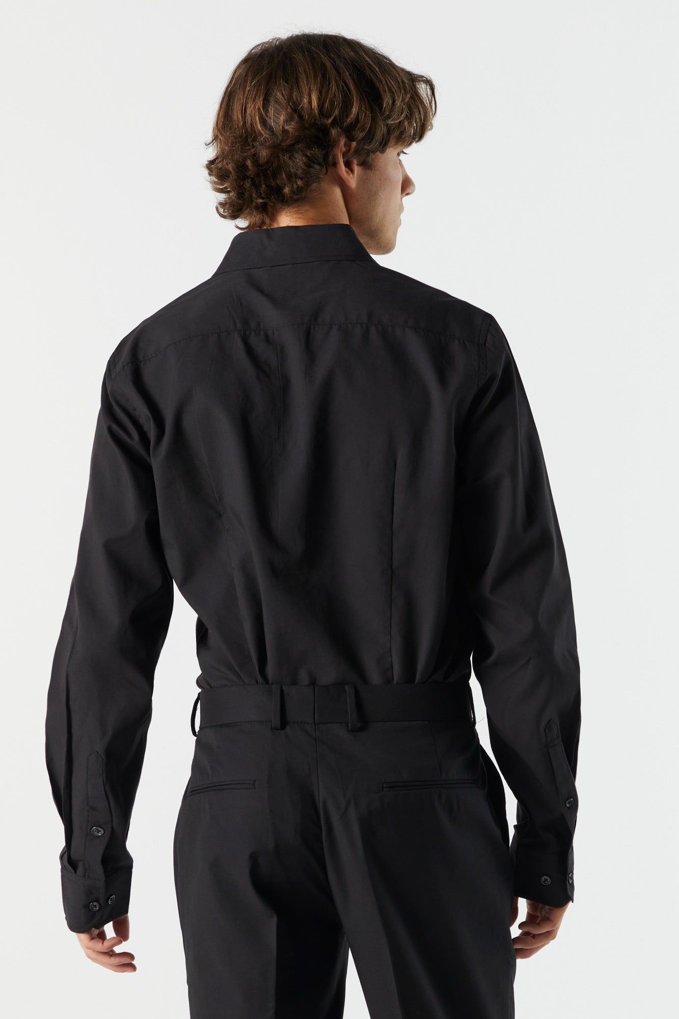 Poplin Dress Shirt sold by Charlotte Russe product image thumbnail 5