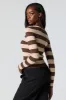 Ribbed Knit Striped Sweater sold by Charlotte Russe