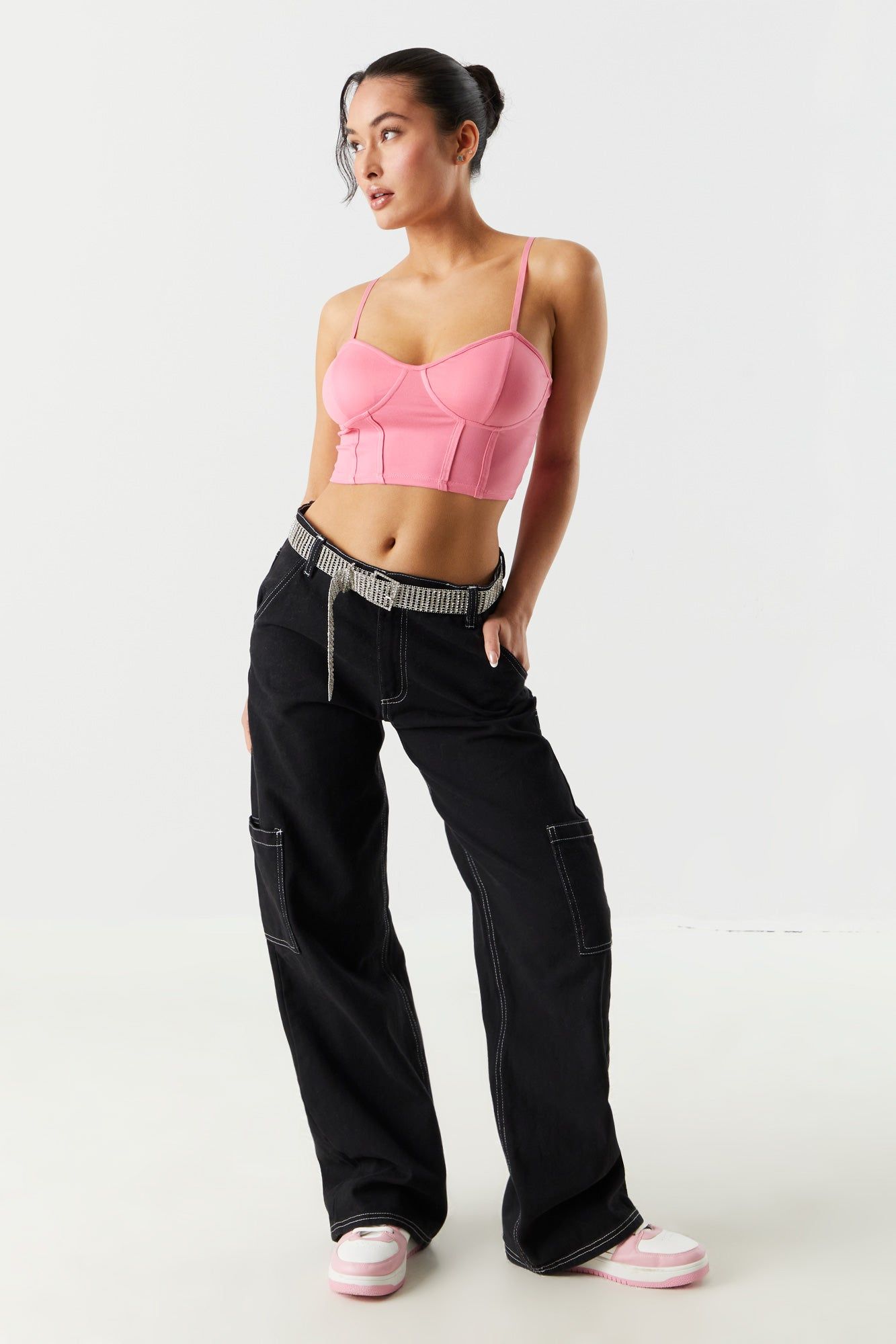 Soft Corset Cropped Tank sold by Charlotte Russe product image thumbnail 12