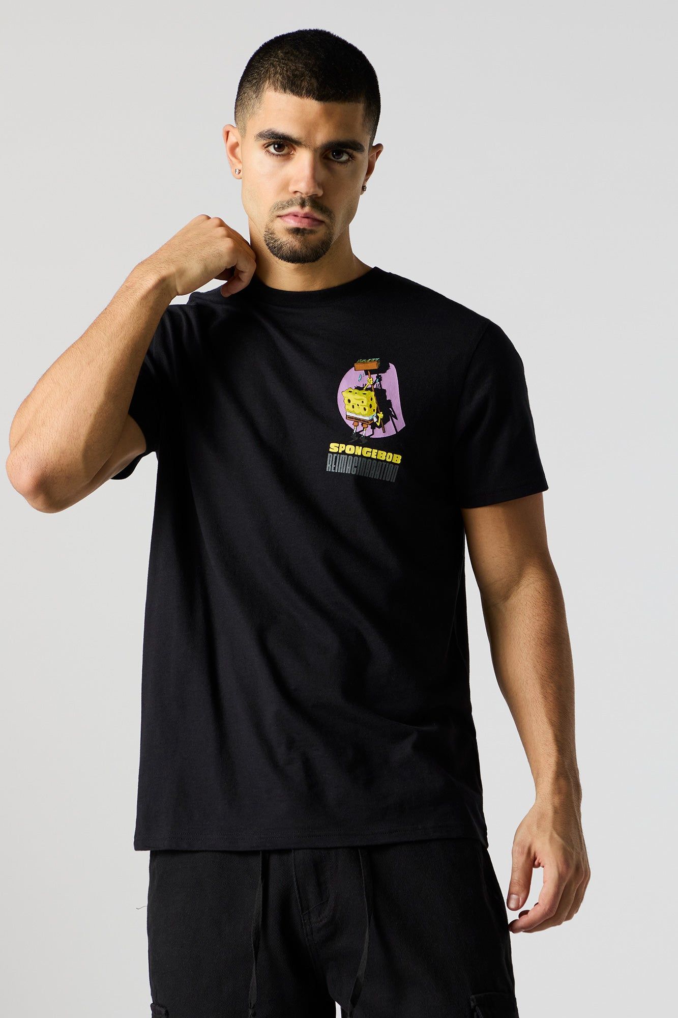 SpongeBob Reimagination Graphic T-Shirt sold by Charlotte Russe