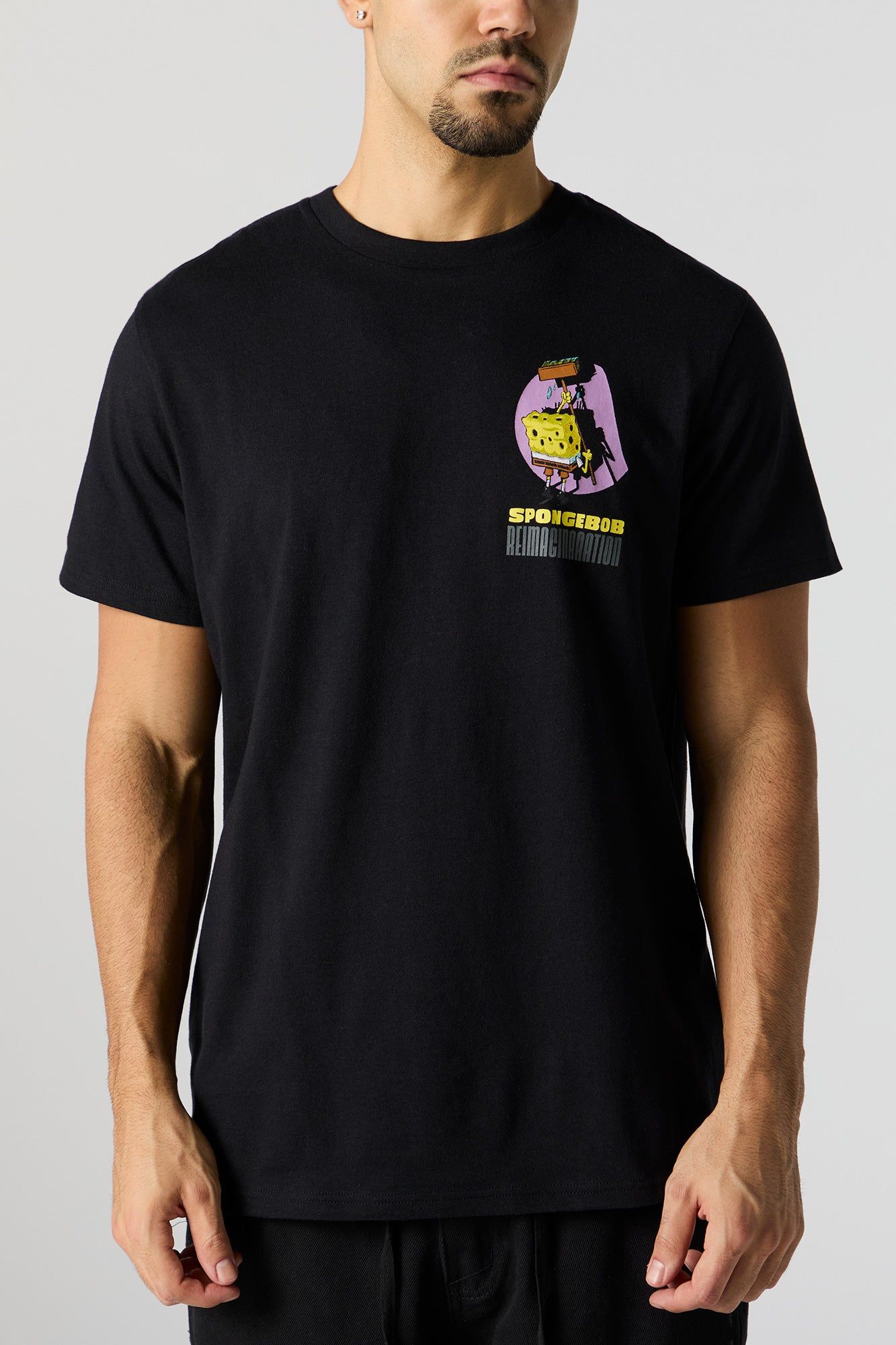 SpongeBob Reimagination Graphic T-Shirt sold by Charlotte Russe product image thumbnail 3