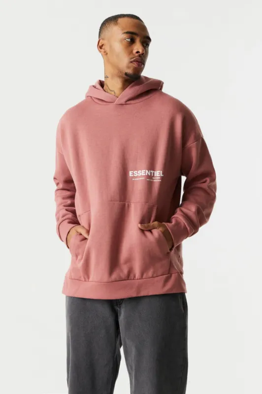Essential Graphic Resort Fleece Hoodie sold by Charlotte Russe