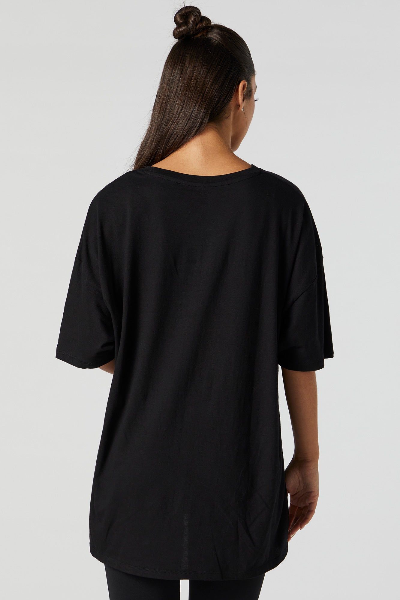 Cheeky But Cute Stitch Graphic Boyfriend T-Shirt sold by Charlotte Russe product image thumbnail 4