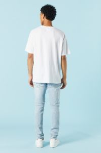 Light Wash Distressed Denim Skinniest Jean sold by Charlotte Russe