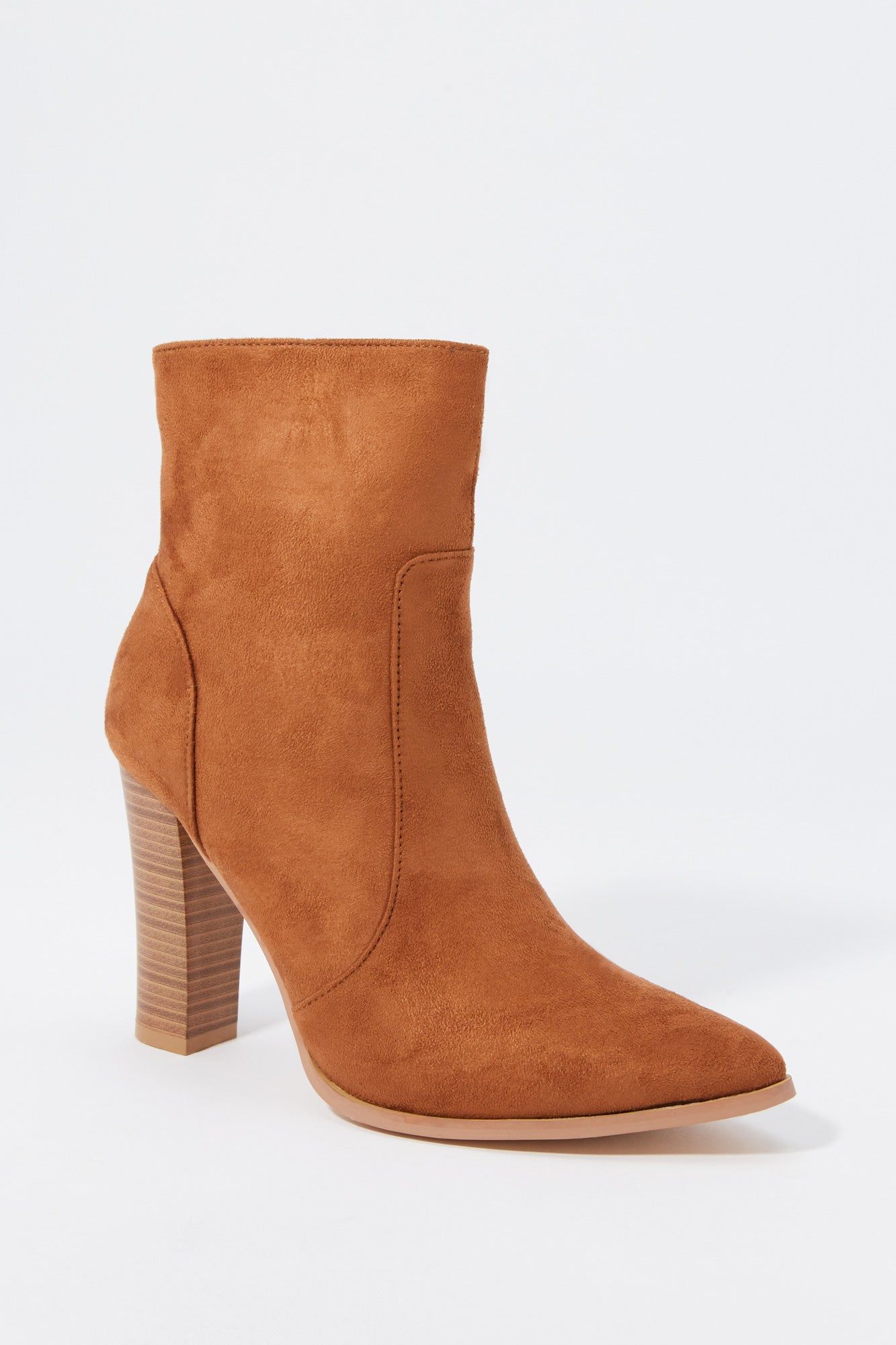 Faux-Suede Pointed Toe Platform Boot sold by Charlotte Russe product image thumbnail 2