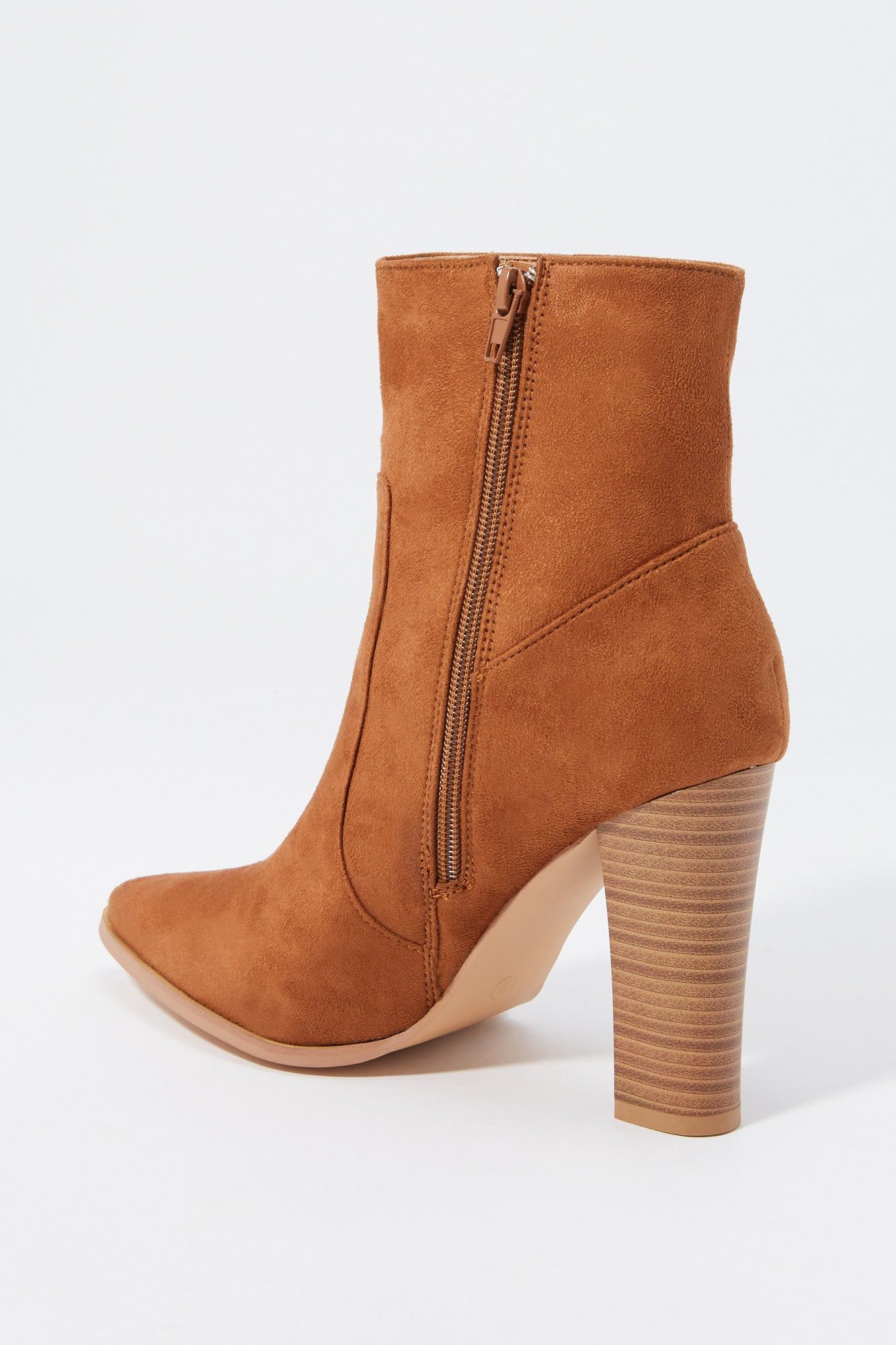 Faux-Suede Pointed Toe Platform Boot sold by Charlotte Russe product image thumbnail 3