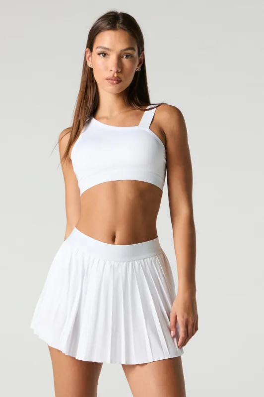 Active Pleated Side Pocket Tennis Skort sold by Charlotte Russe