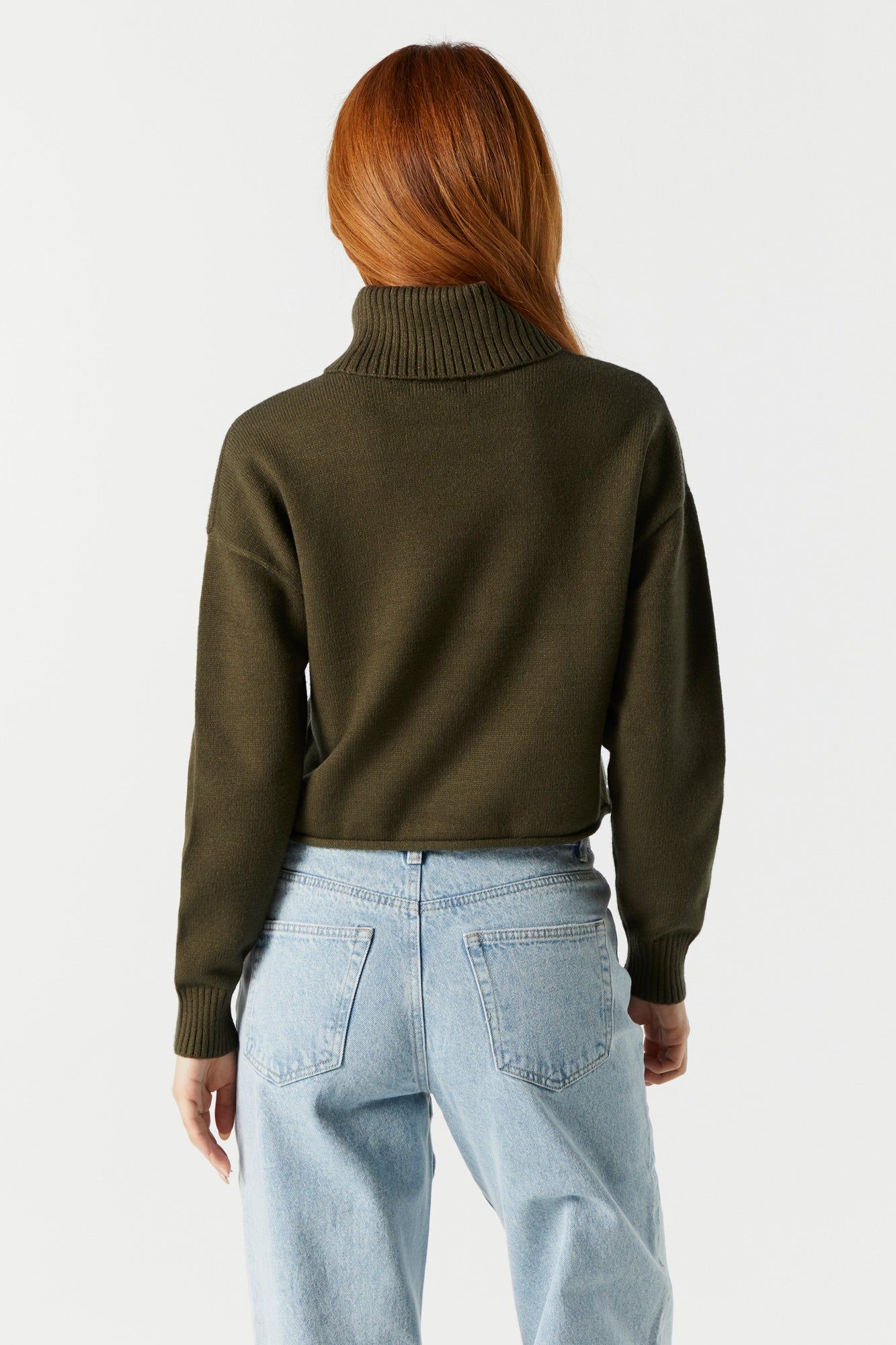 Cropped Turtleneck Sweater sold by Charlotte Russe product image thumbnail 2