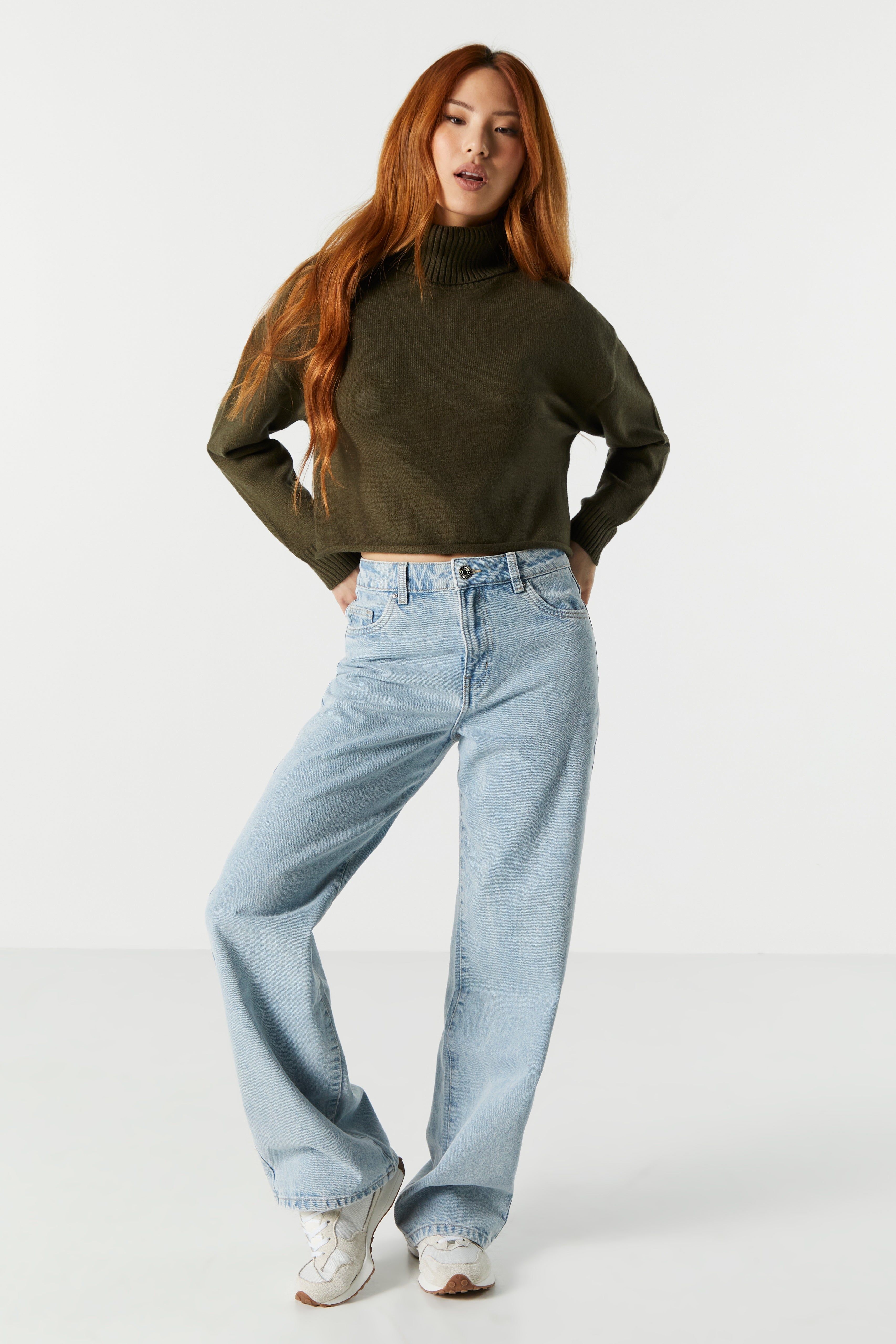 Cropped Turtleneck Sweater sold by Charlotte Russe product image thumbnail 3