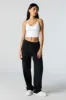 Fleece Wide Leg Cargo Sweatpant sold by Charlotte Russe