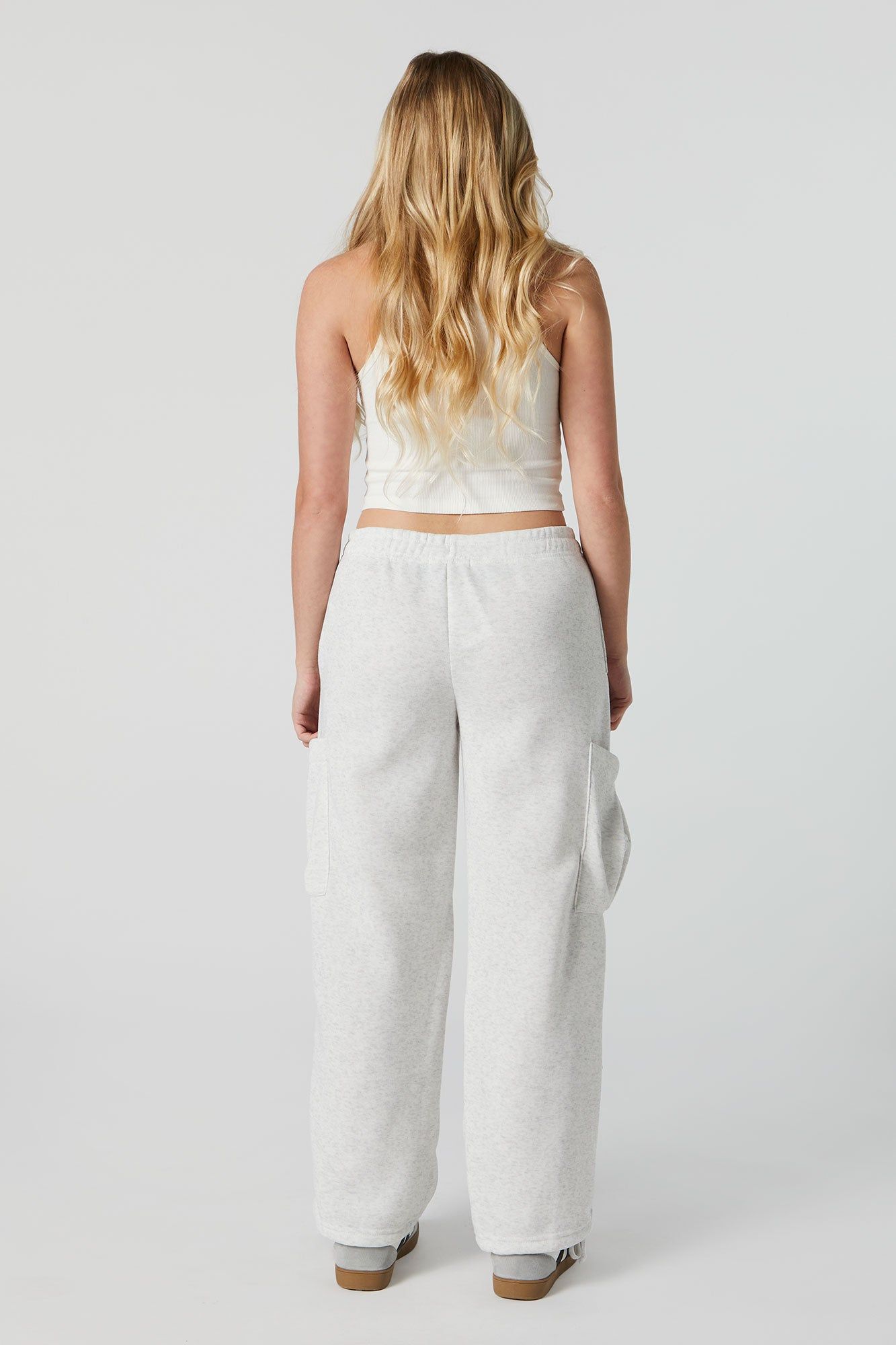 Fleece Parachute Cargo Jogger sold by Charlotte Russe product image thumbnail 3