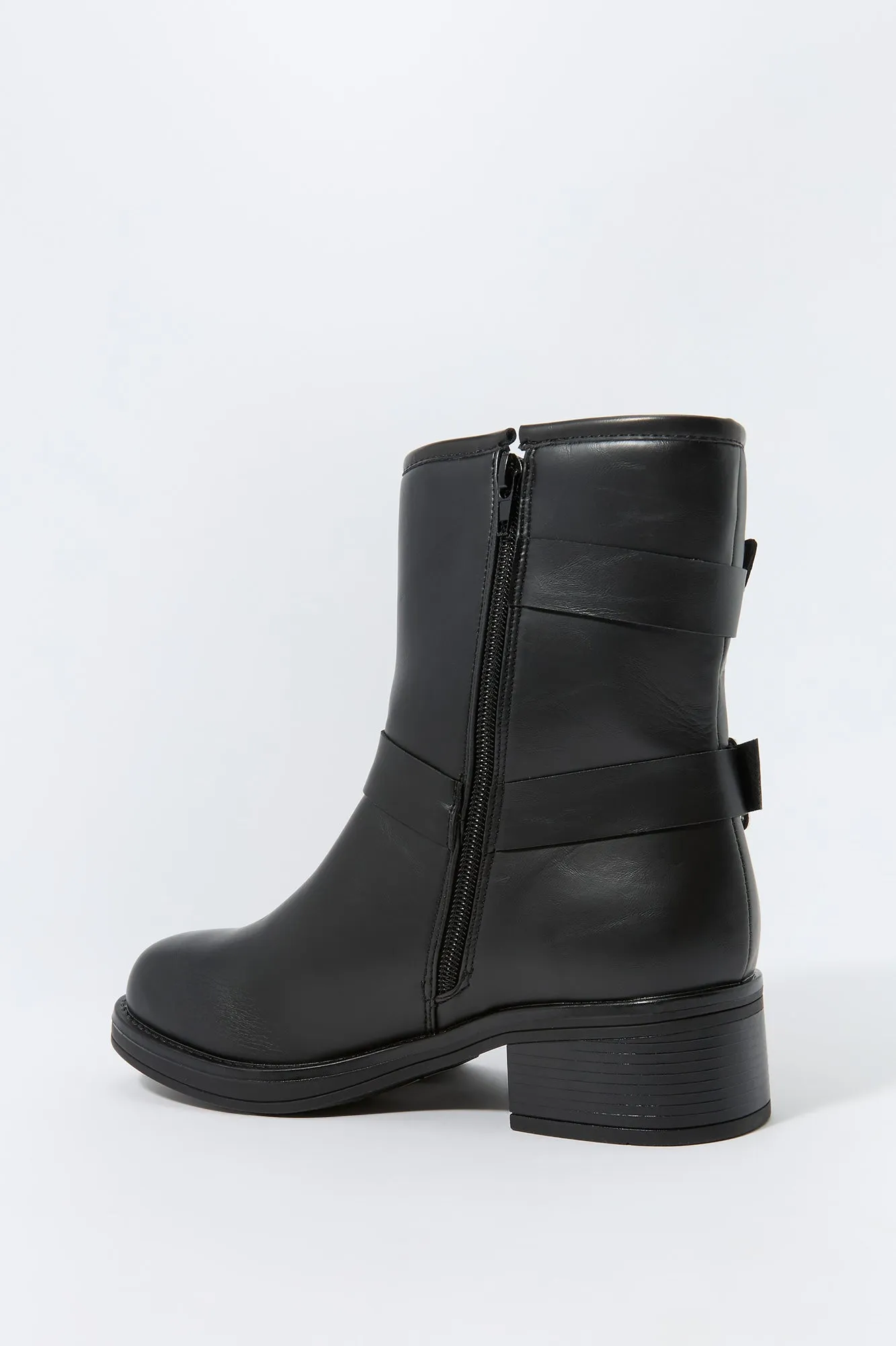 Faux Leather Buckled Boot sold by Charlotte Russe product image thumbnail 3