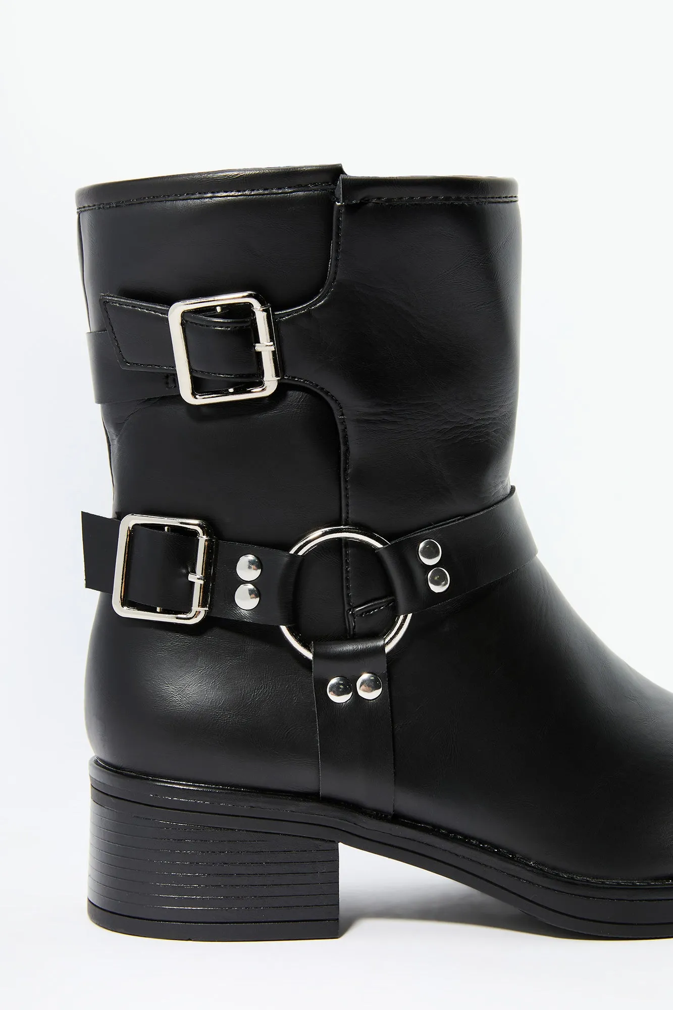 Faux Leather Buckled Boot sold by Charlotte Russe product image thumbnail 4