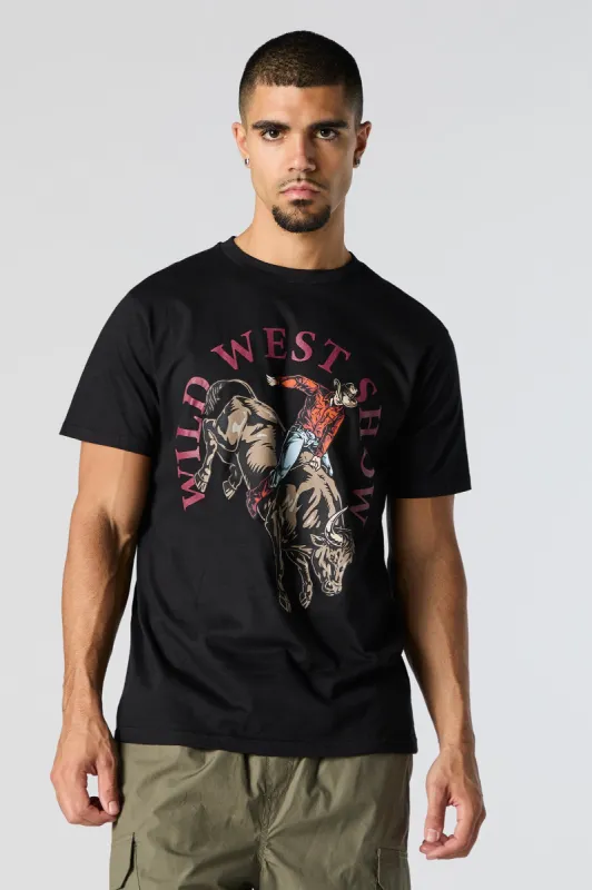 Wild West Show Graphic T-Shirt sold by Charlotte Russe