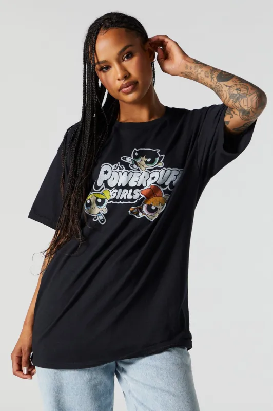 The Powerpuff Girls Graphic Boyfriend T-Shirt sold by Charlotte Russe