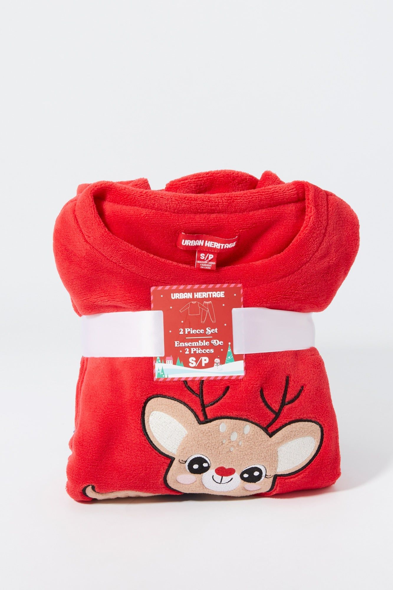 Rudolph 2 Piece Plush Pajama Set sold by Charlotte Russe product image thumbnail 2