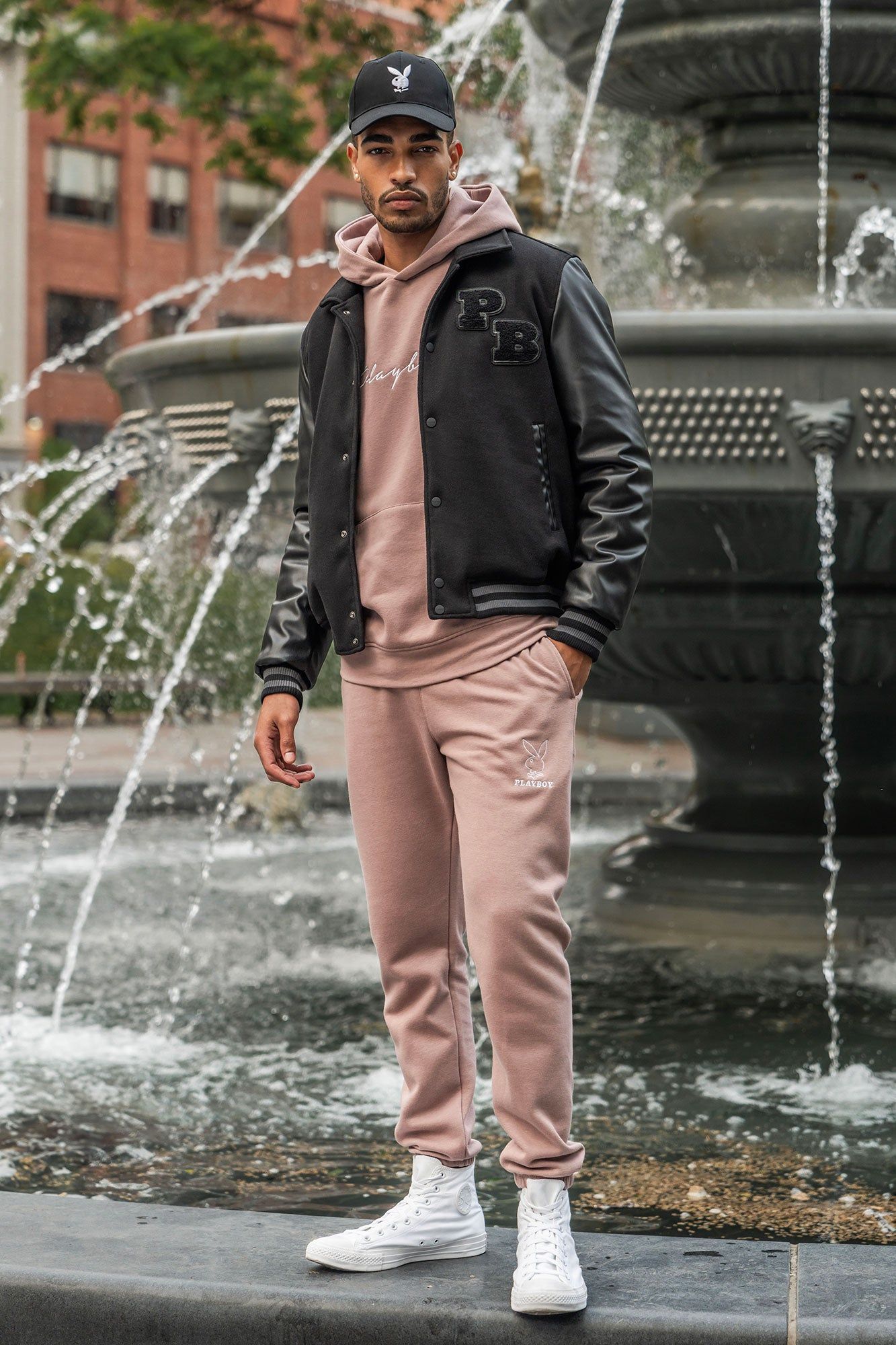 Playboy Varsity Jacket sold by Charlotte Russe