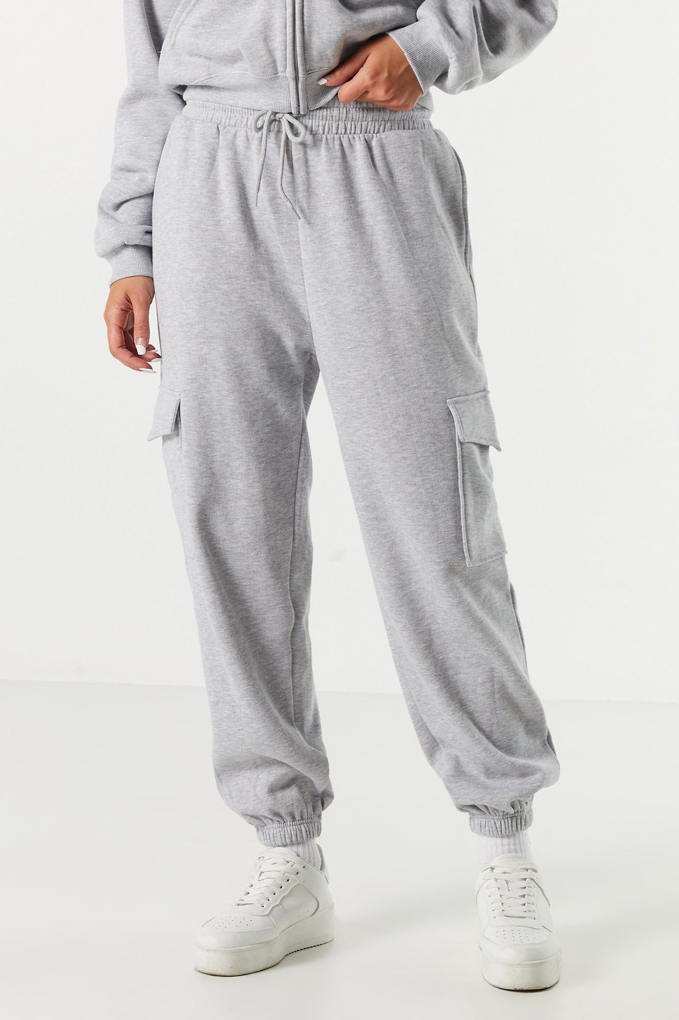 Fleece Cargo Jogger sold by Charlotte Russe product image thumbnail 5