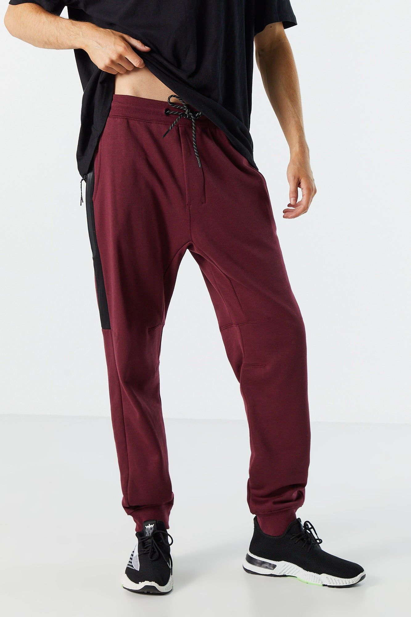 Fleece Zip Pocket Active Jogger sold by Charlotte Russe product image thumbnail 16