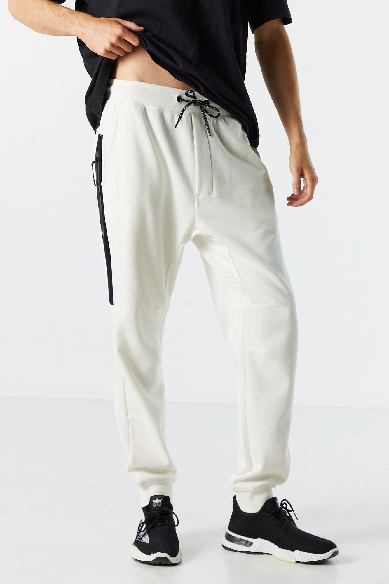 Fleece Zip Pocket Active Jogger sold by Charlotte Russe product image thumbnail 13