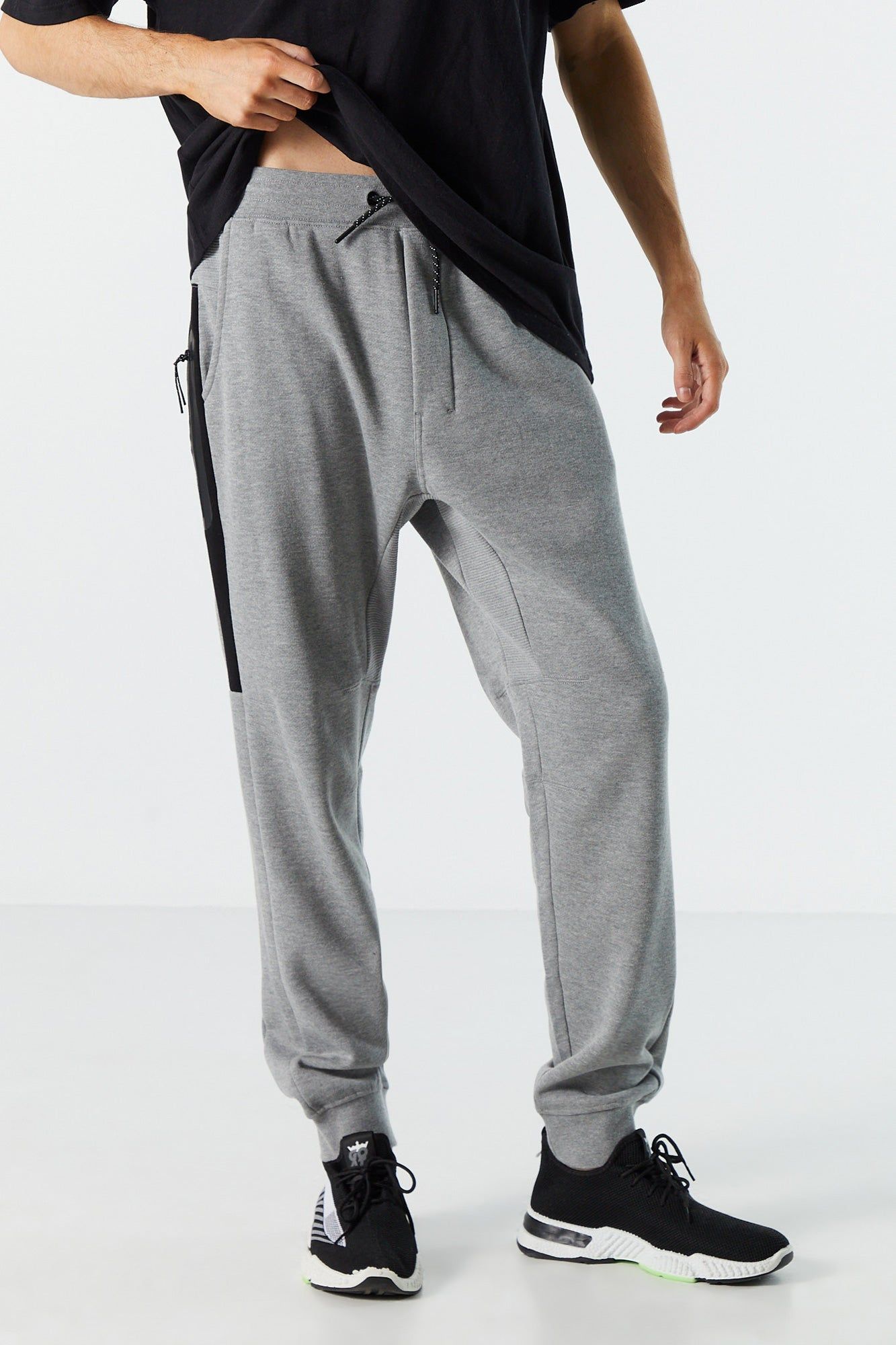 Fleece Zip Pocket Active Jogger sold by Charlotte Russe product image thumbnail 10