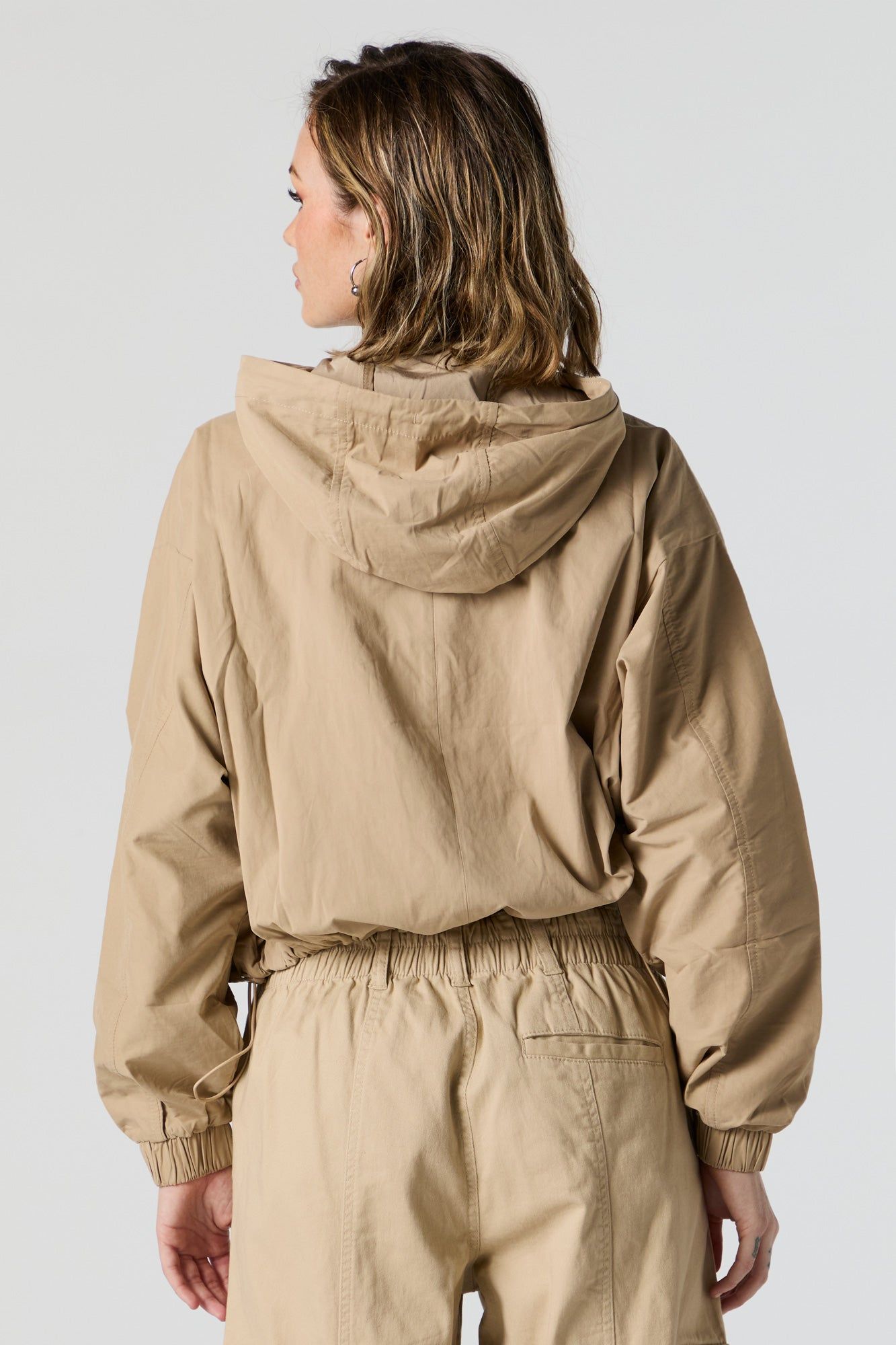 Cargo Pocket Zip-Up Jacket sold by Charlotte Russe product image thumbnail 2