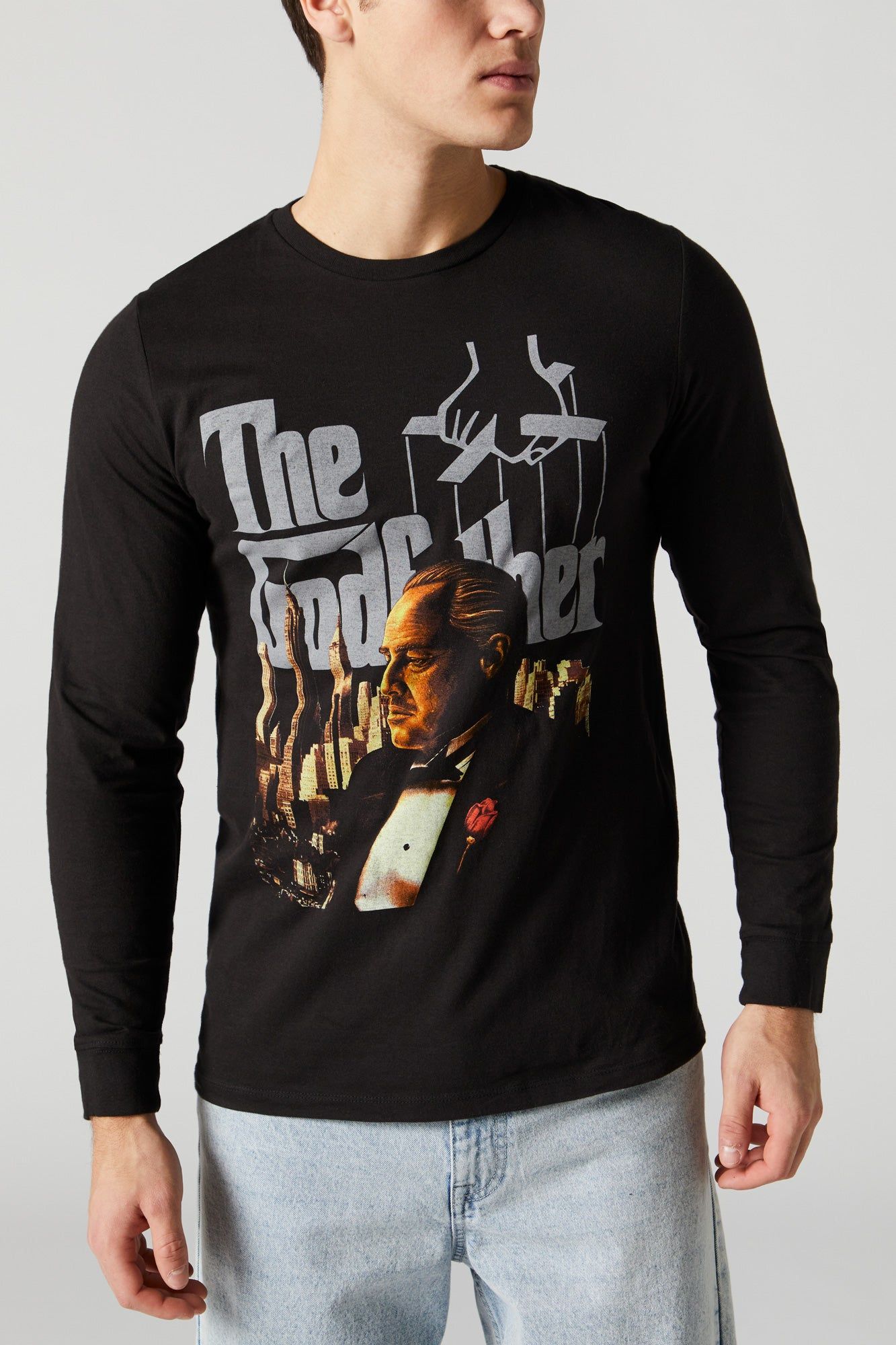 The Godfather Graphic Long Sleeve Top sold by Charlotte Russe product image thumbnail 2