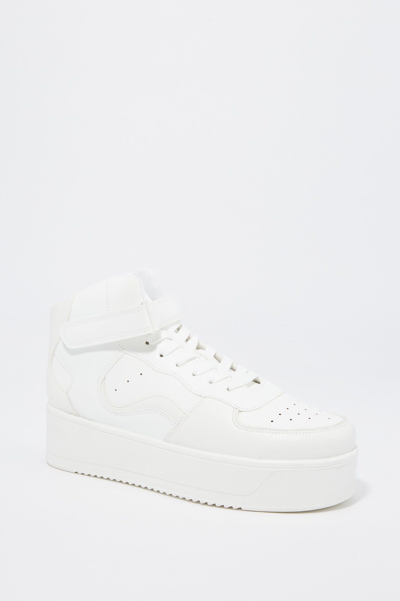 Platform High Top Lace-Up Sneaker sold by Charlotte Russe product image thumbnail 3