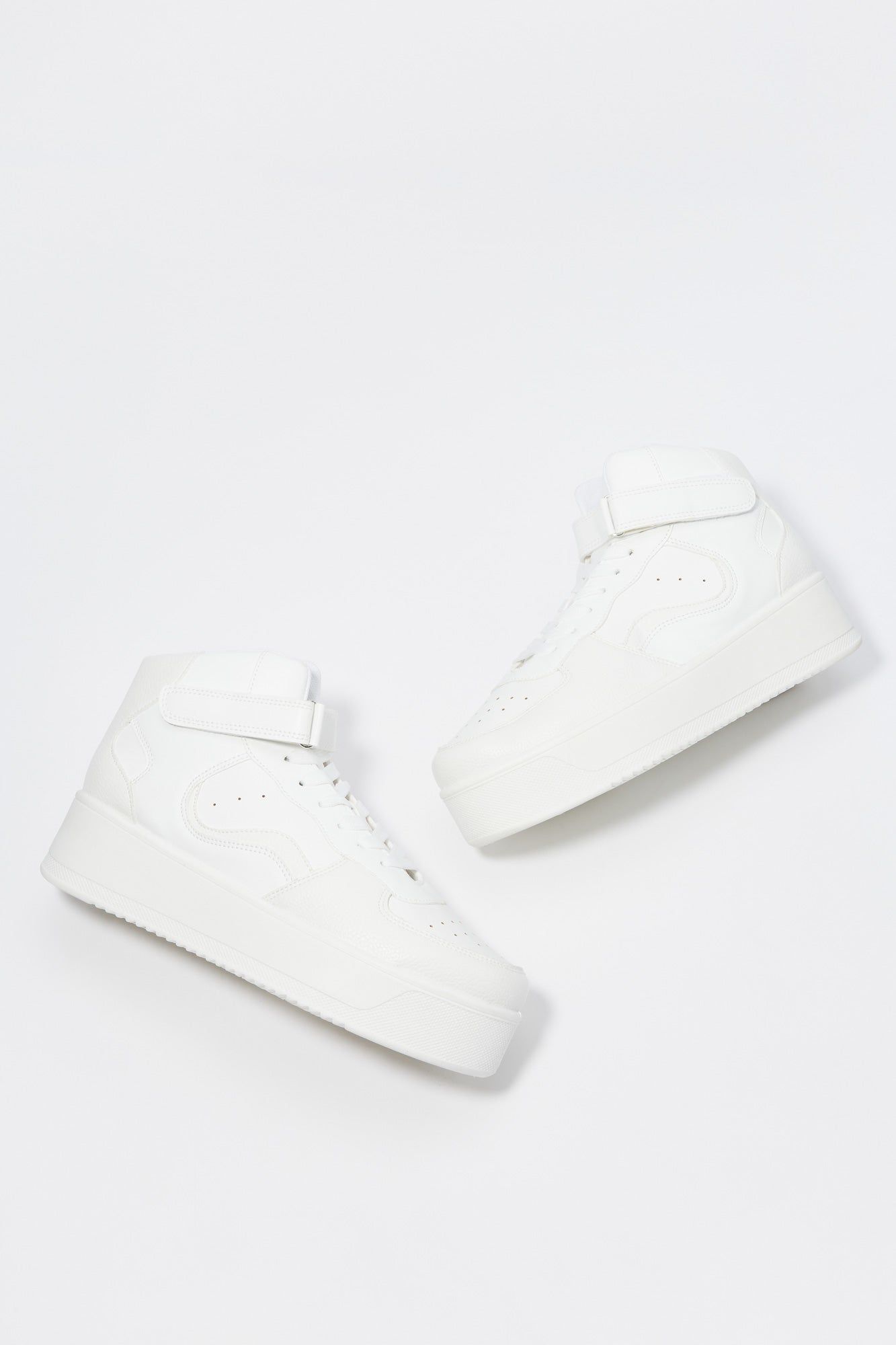 Platform High Top Lace-Up Sneaker sold by Charlotte Russe product image thumbnail 5