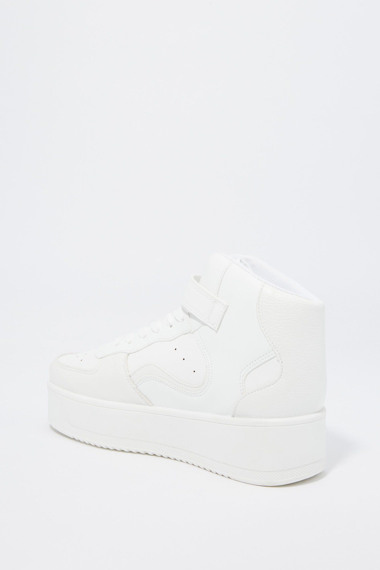 Platform High Top Lace-Up Sneaker sold by Charlotte Russe product image thumbnail 4