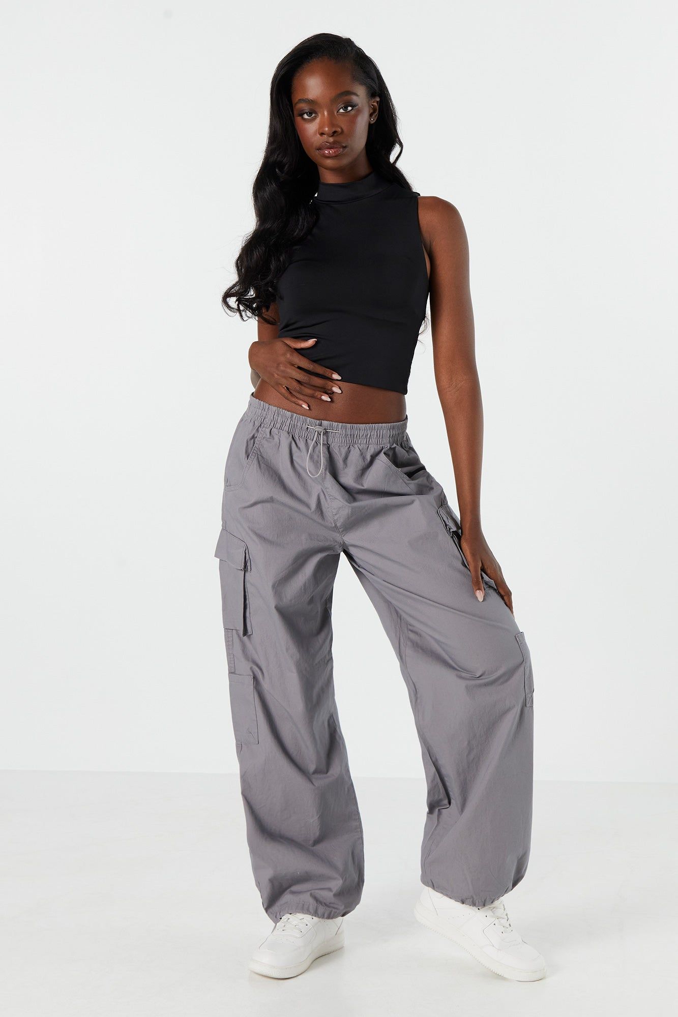 Contour Mock Neck Tank sold by Charlotte Russe product image thumbnail 6